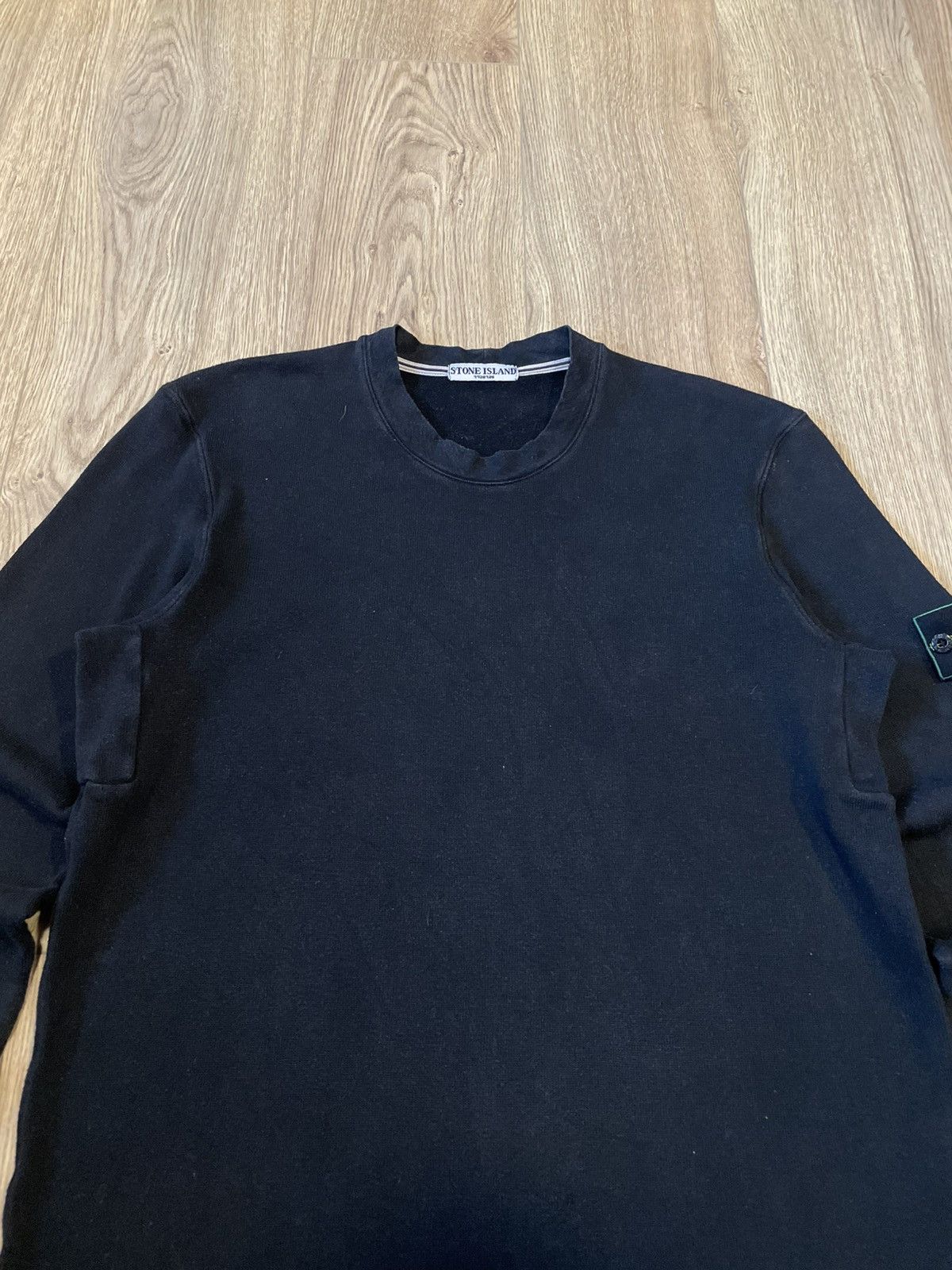 Stone Island Vintage Stone Island Black Sweatshirt 2007ss Size US L / EU 52-54 / 3 - 2 Thumbnail