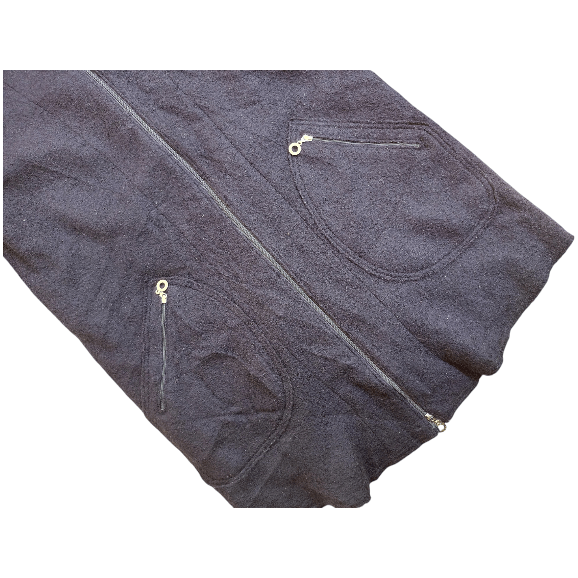 Japanese Brand × Vintage Zero Zone Japan Brand Long Sleeve Black Women Hoodie Size M / US 6-8 / IT 42-44 - 5 Thumbnail