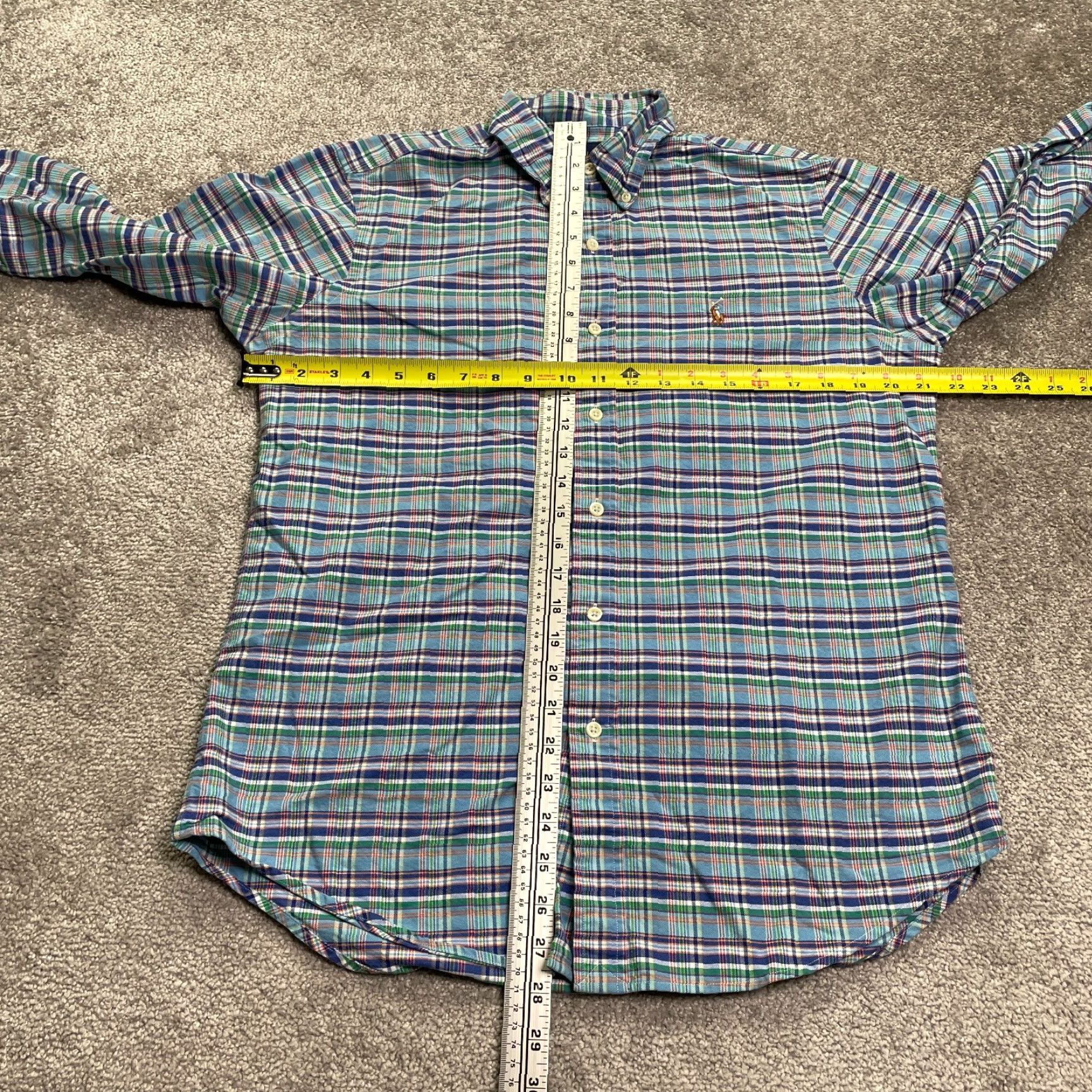 Ralph Lauren Ralph Lauren Flannel Shirt Men Medium Multicolor Plaid Long Sleeve Button-Up Casual Size US M / EU 48-50 / 2 - 6 Thumbnail