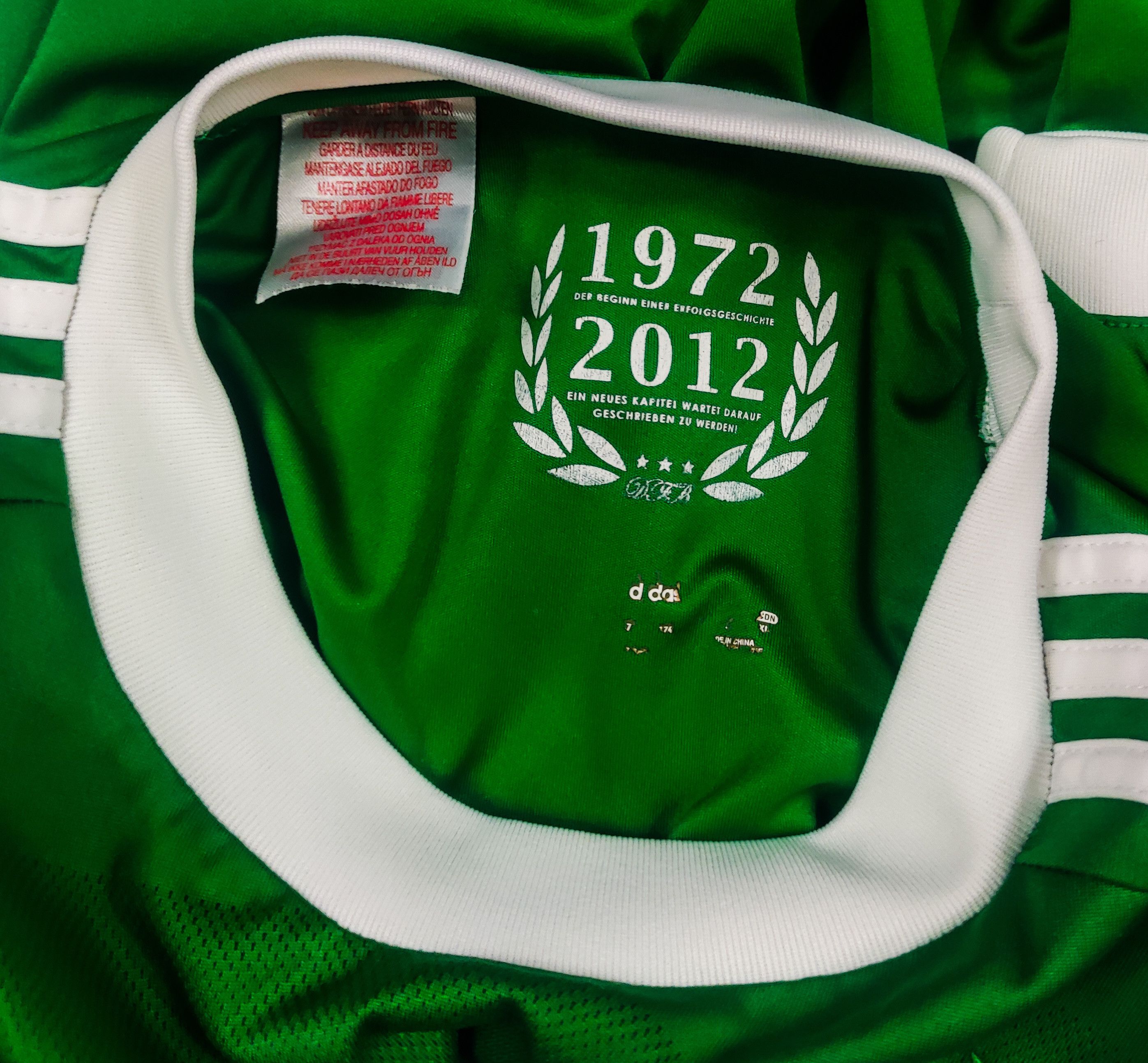 Adidas Germany Euro 2012 2013 Adidas Away Shirt Kit Jersey Green Size US S / EU 44-46 / 1 - 3 Thumbnail