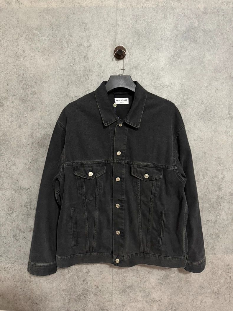 Balenciaga Balenciaga Solid Graffiti Single Breasted Lapel Long Sleev Size US XS / EU 42 / 0 - 3 Thumbnail