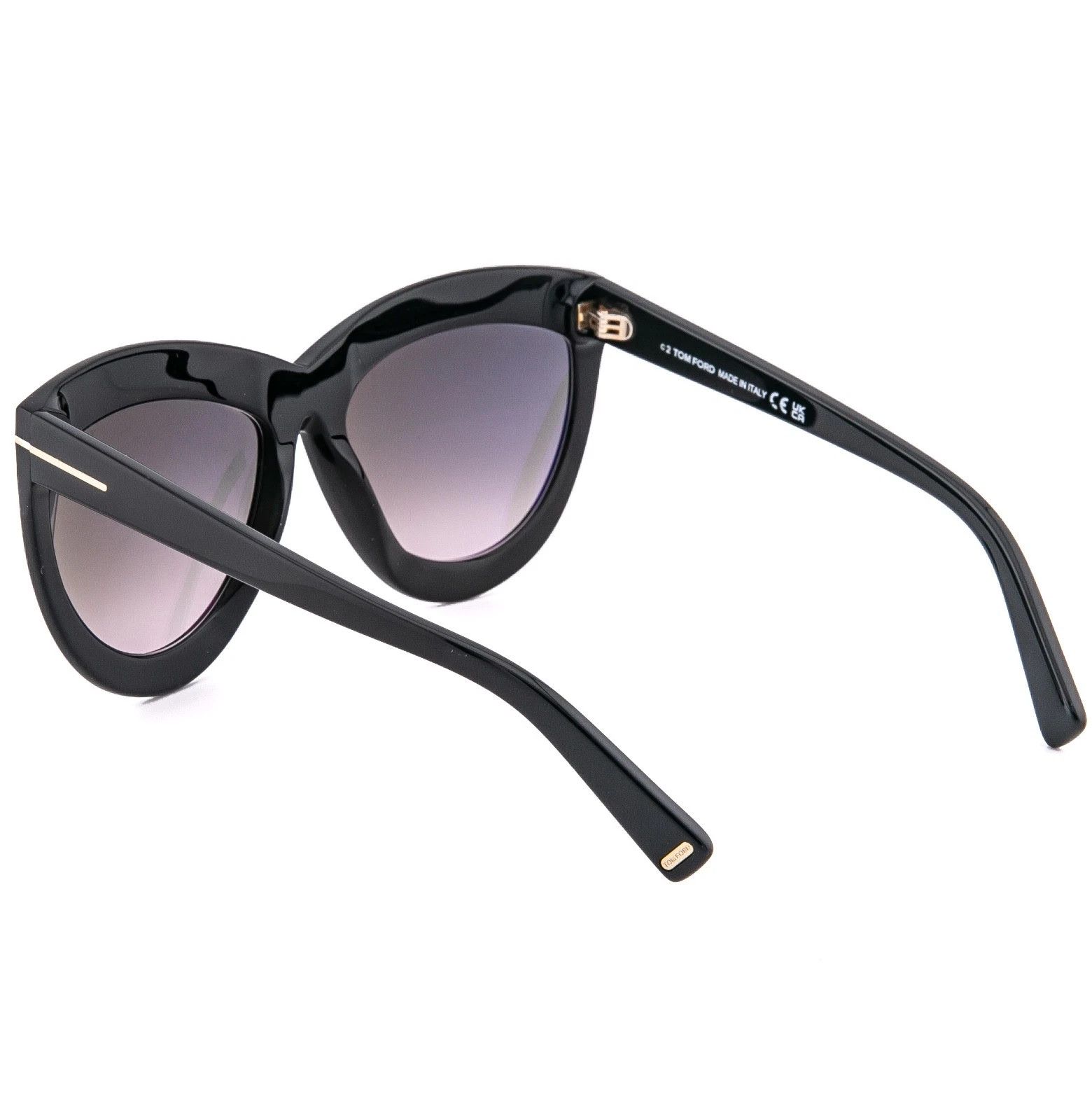 Tom Ford TOM FORD DORIS TF1112 01B Black Bold Sunglass 1112 FT1112 Size ONE SIZE - 4 Thumbnail