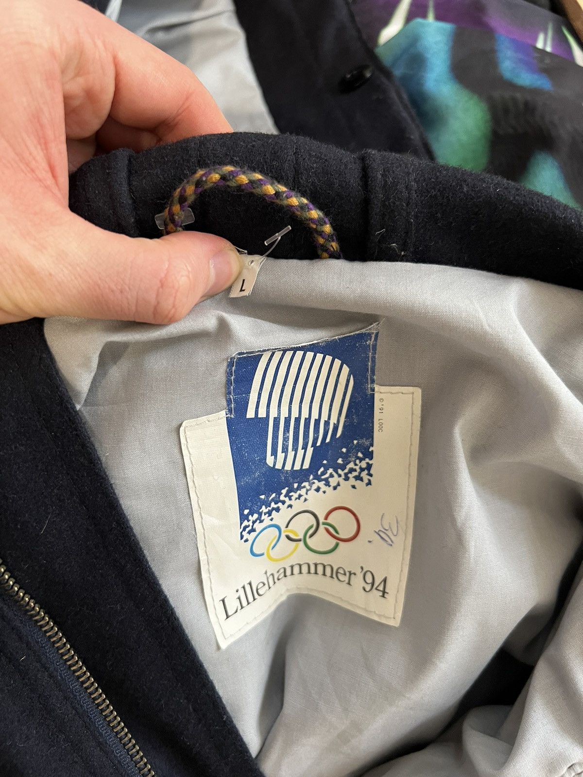 USA Olympics 90’s Vintage Lillehammer 1994 Wool Zipped Heavy Coat Pants L Size US L / EU 52-54 / 3 - 9 Thumbnail