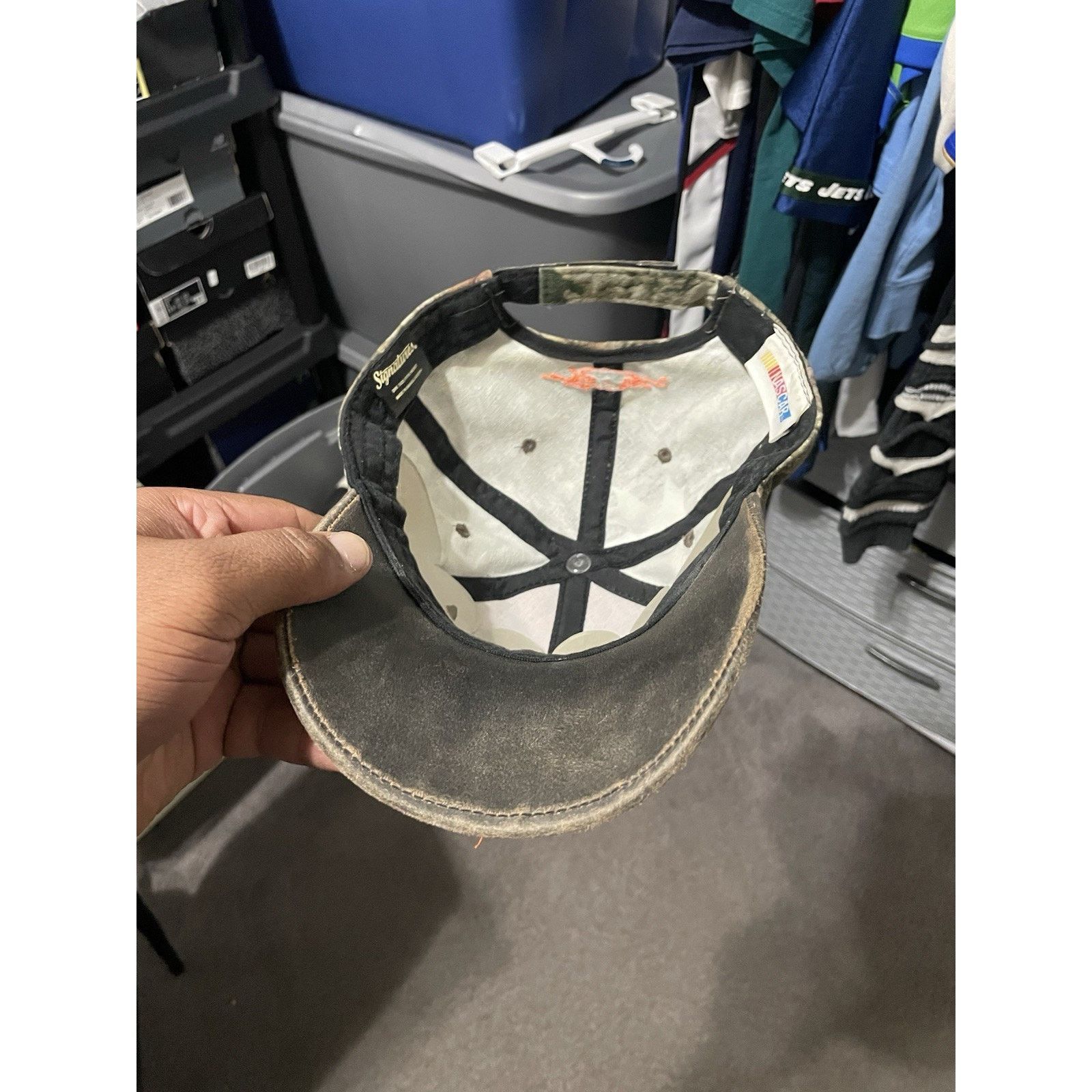 NASCAR KYLE BUSCH FLAME REALTREE CAMO ADJUSTABLE CAP Size ONE SIZE - 3 Thumbnail
