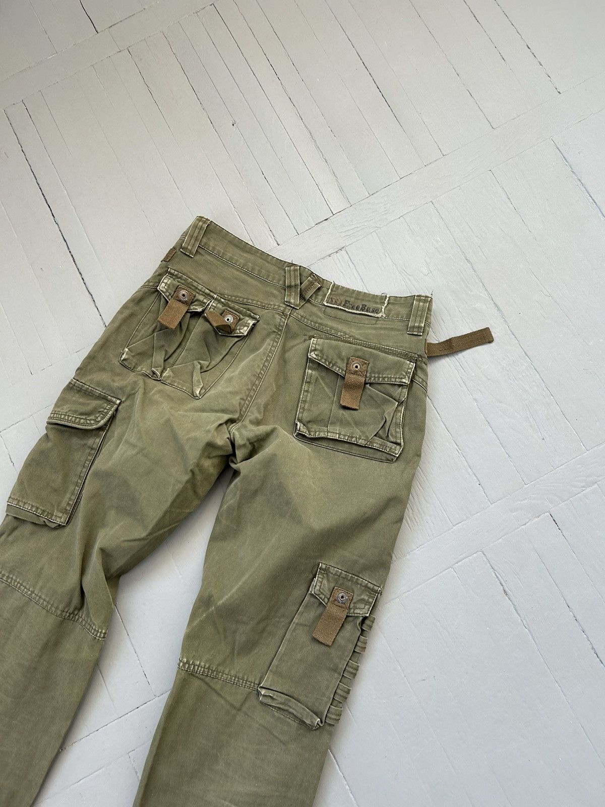 Japanese Brand × Vintage Vintage cargo pants Size 27" / US 4 / IT 40 - 6 Thumbnail