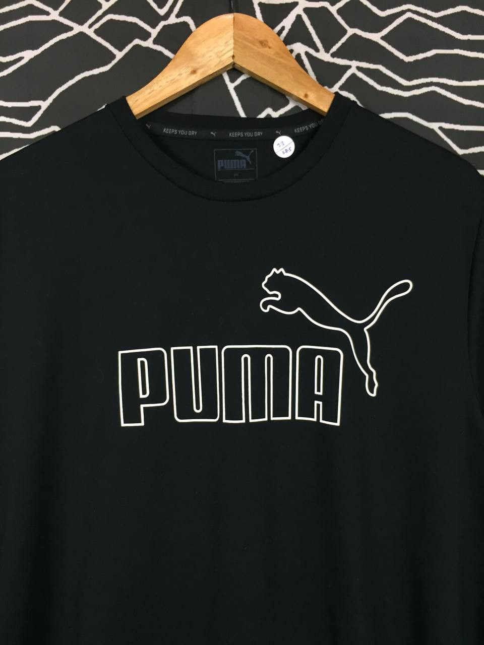 Puma × Vintage Vtg Puma Big Logo Keeps You Dry Sportswear Tee Size US XL / EU 56 / 4 - 3 Thumbnail