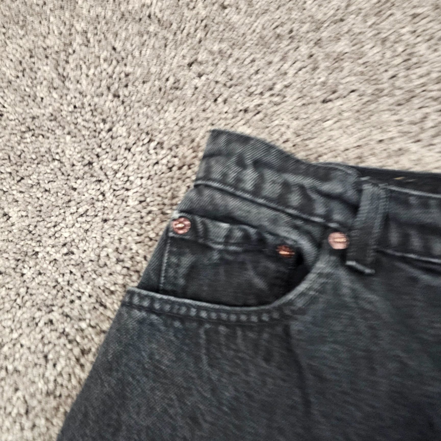 Levi's VINTAGE Levi's Jeans 551 Womens 16 Long Black Tapered Relaxed 90s USA 32x32 Size 38" / US 16 / IT 52 - 3 Thumbnail