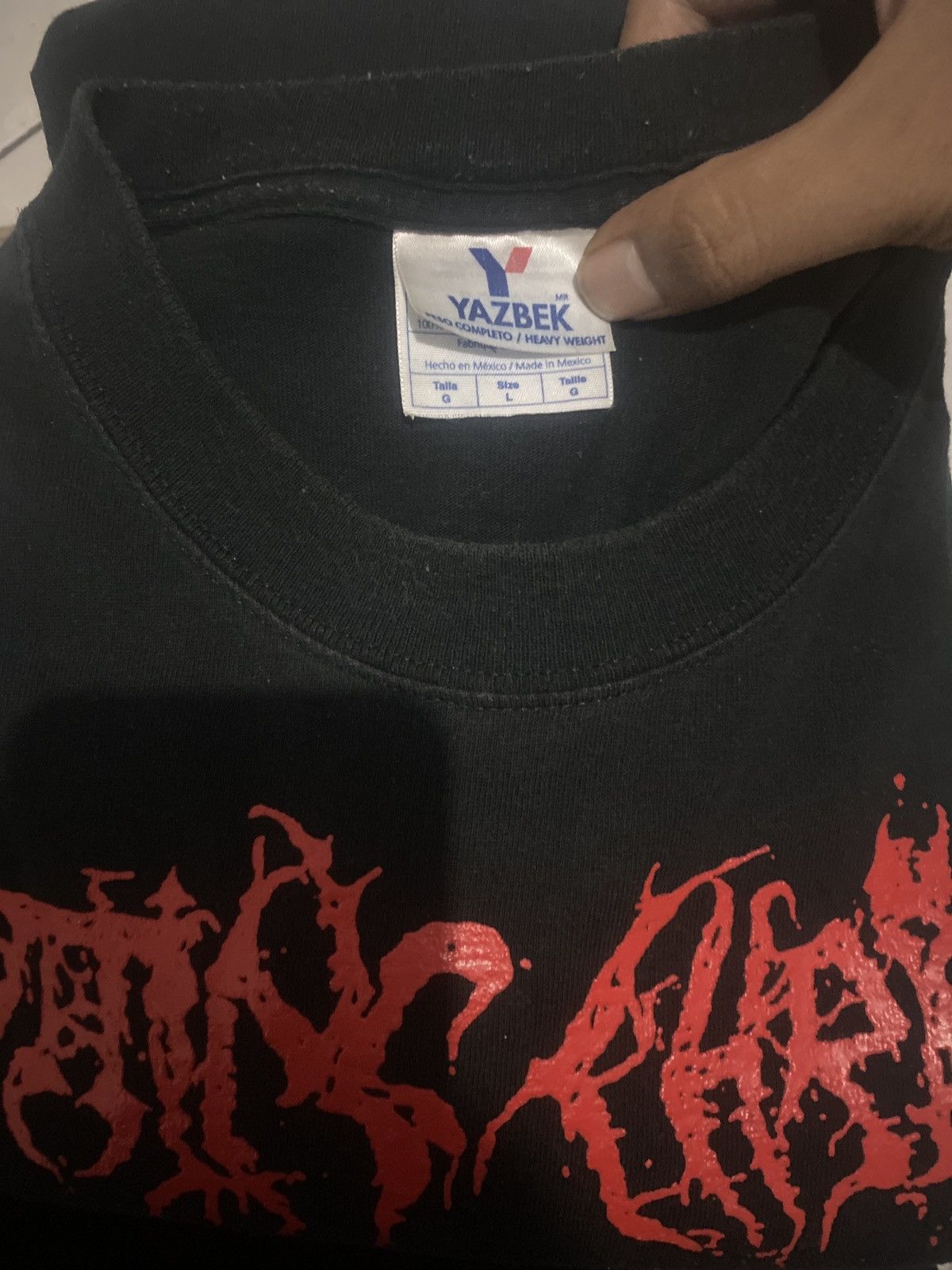 Band Tees Vintage Rare Rotting Christ 00s Black Metal Band T Shirt Size US L / EU 52-54 / 3 - 4 Thumbnail