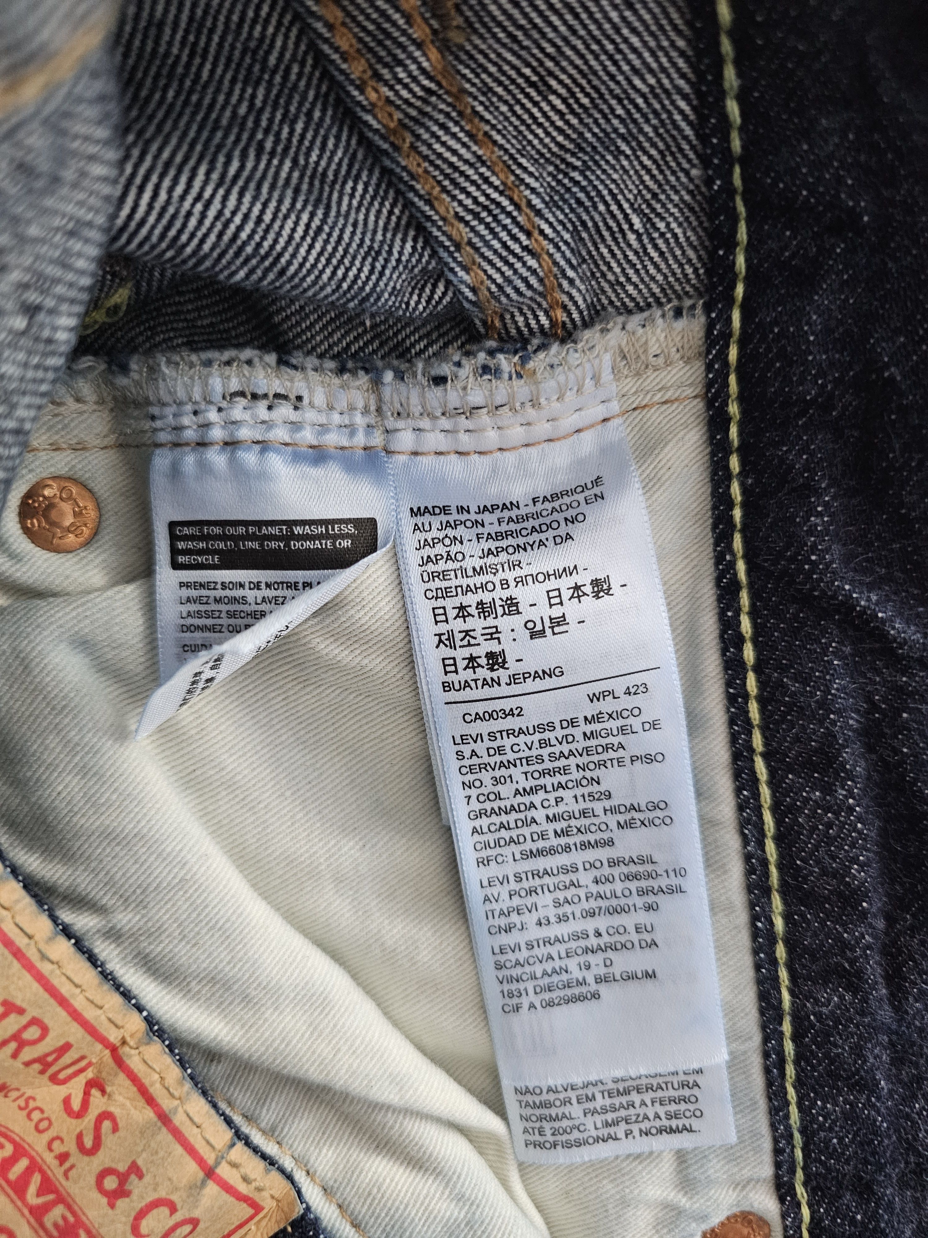 Levi's Vintage Clothing Levi's Vintage Clothing 1960 501 Made Japan Big E Selvedge Size US 33 - 10 Thumbnail