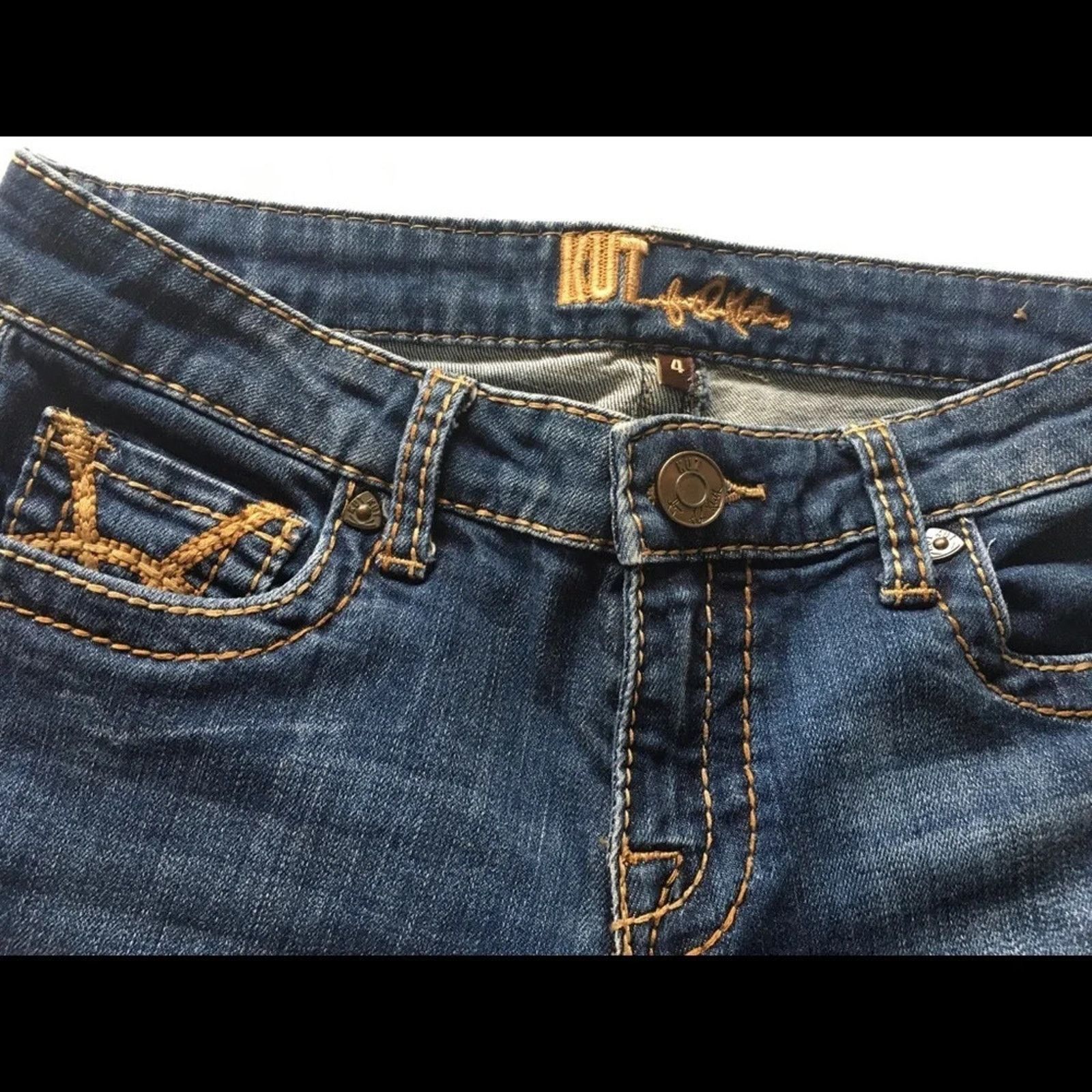 The Unbranded Brand Kut from the Kloth straight leg jeans, size 4 Size 27" / US 4 / IT 40 - 6 Thumbnail