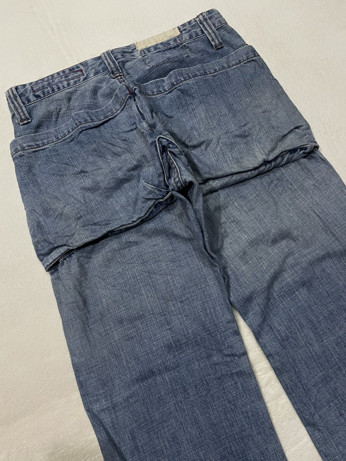 Japanese Brand Vintage Touch JeanSmith Sick Big Pocket Straight Cut Jeans Size US 32 / EU 48 - 21 Thumbnail