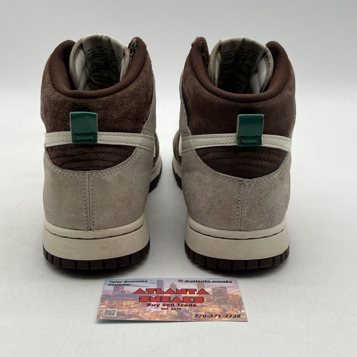 Nike Nike dunk high light chocolate Size US 7.5 / EU 40-41 - 3 Thumbnail