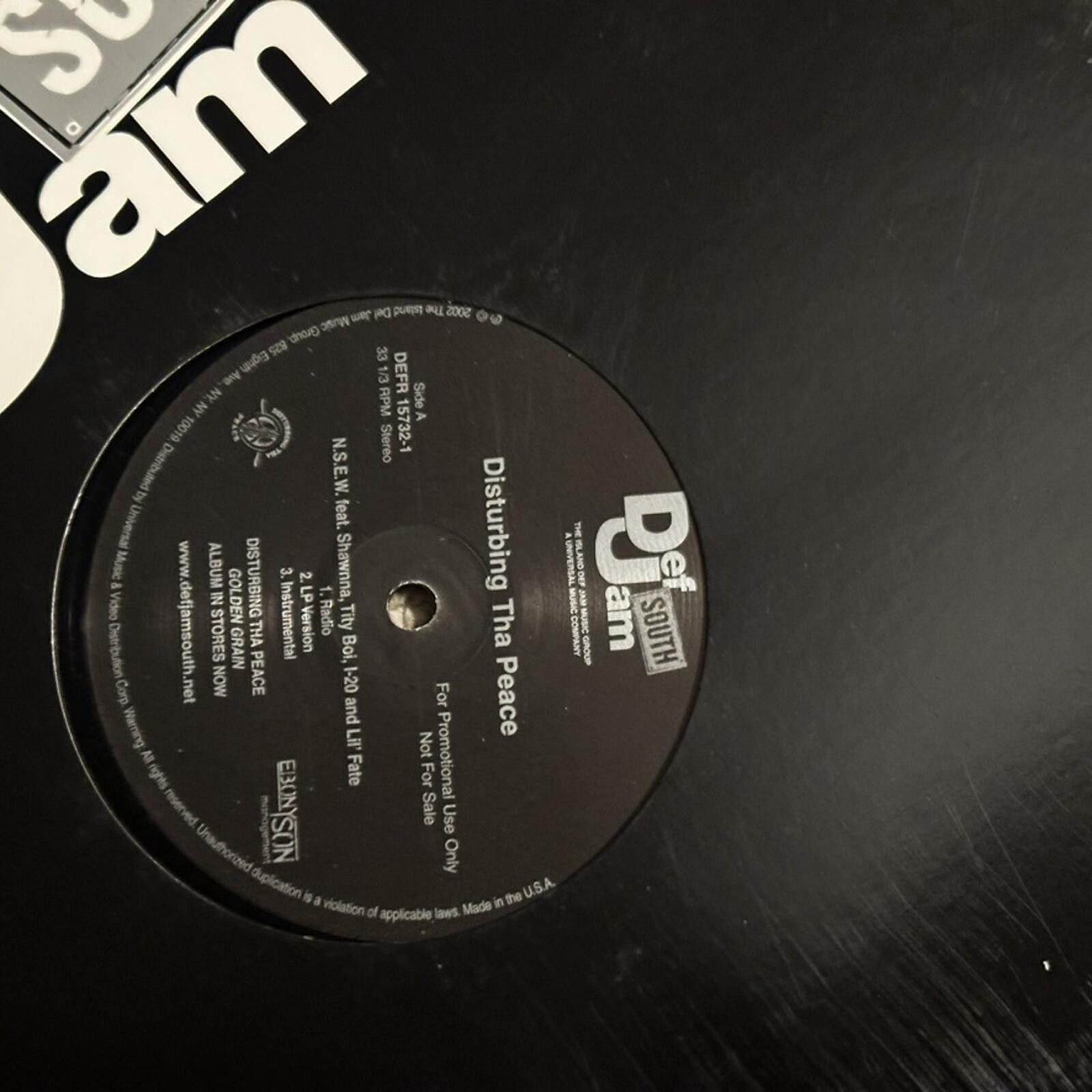 Other Disturbing Tha Peace N.S.E.W. Vinyl LP DefJam South Size ONE SIZE - 6 Thumbnail