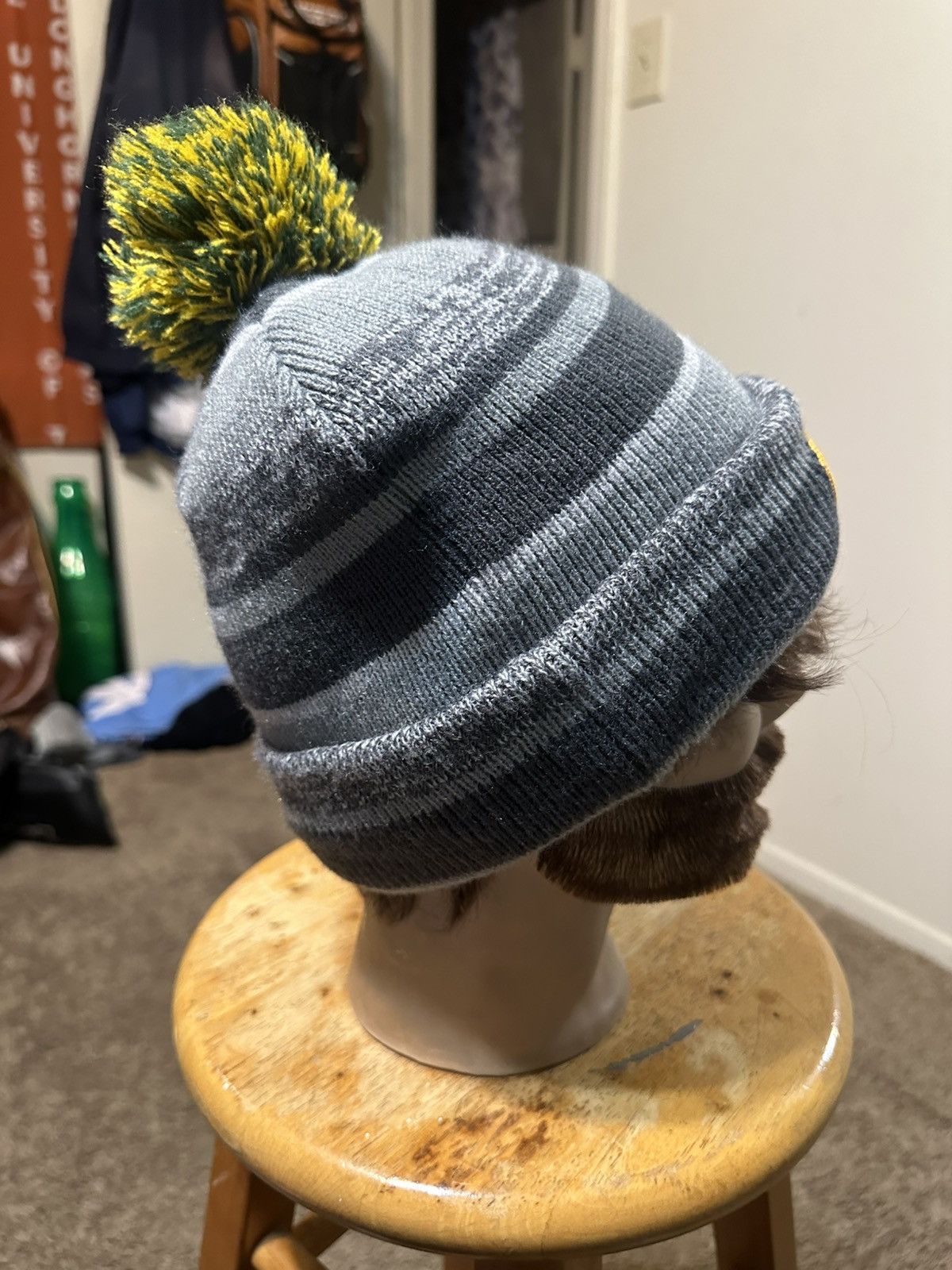 NFL Vintage NFL New Era Green Bay Packers “thick” beanie 00s Size ONE SIZE - 3 Thumbnail