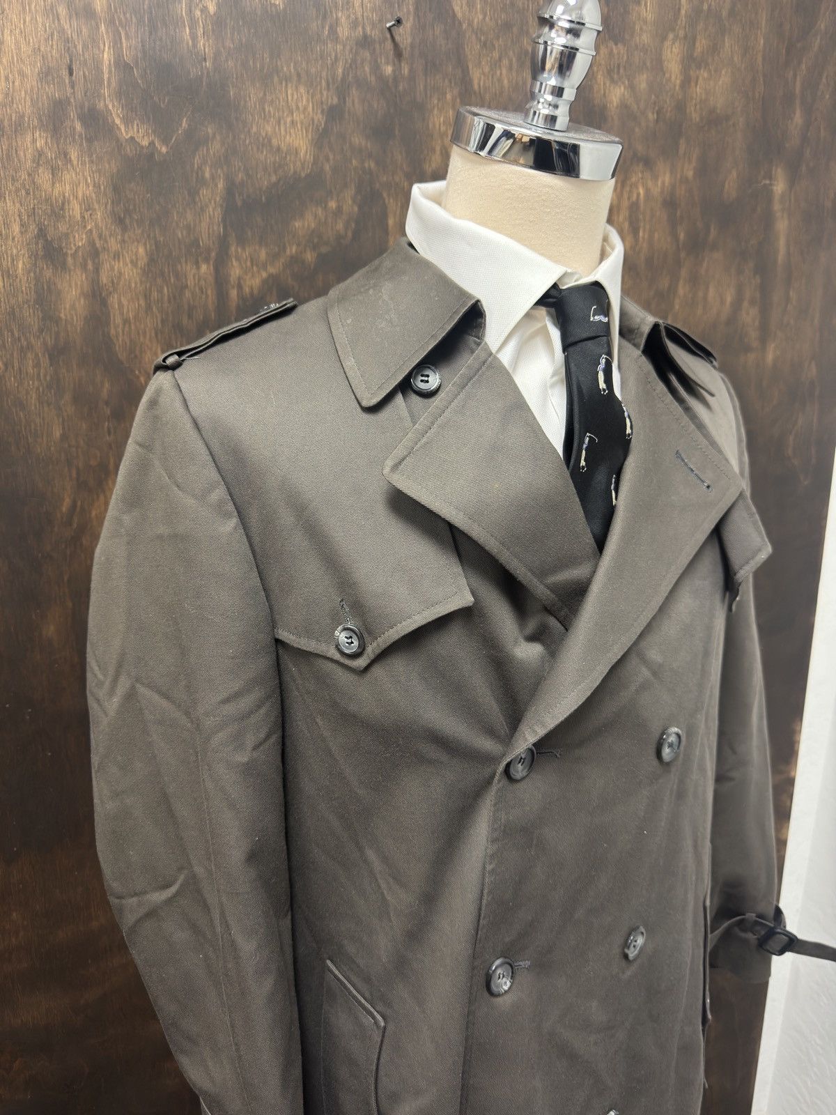 Christian Dior Monsieur Christian Dior Vintage Double Breasted Cotton Trench Coat Size US S / EU 44-46 / 1 - 3 Thumbnail