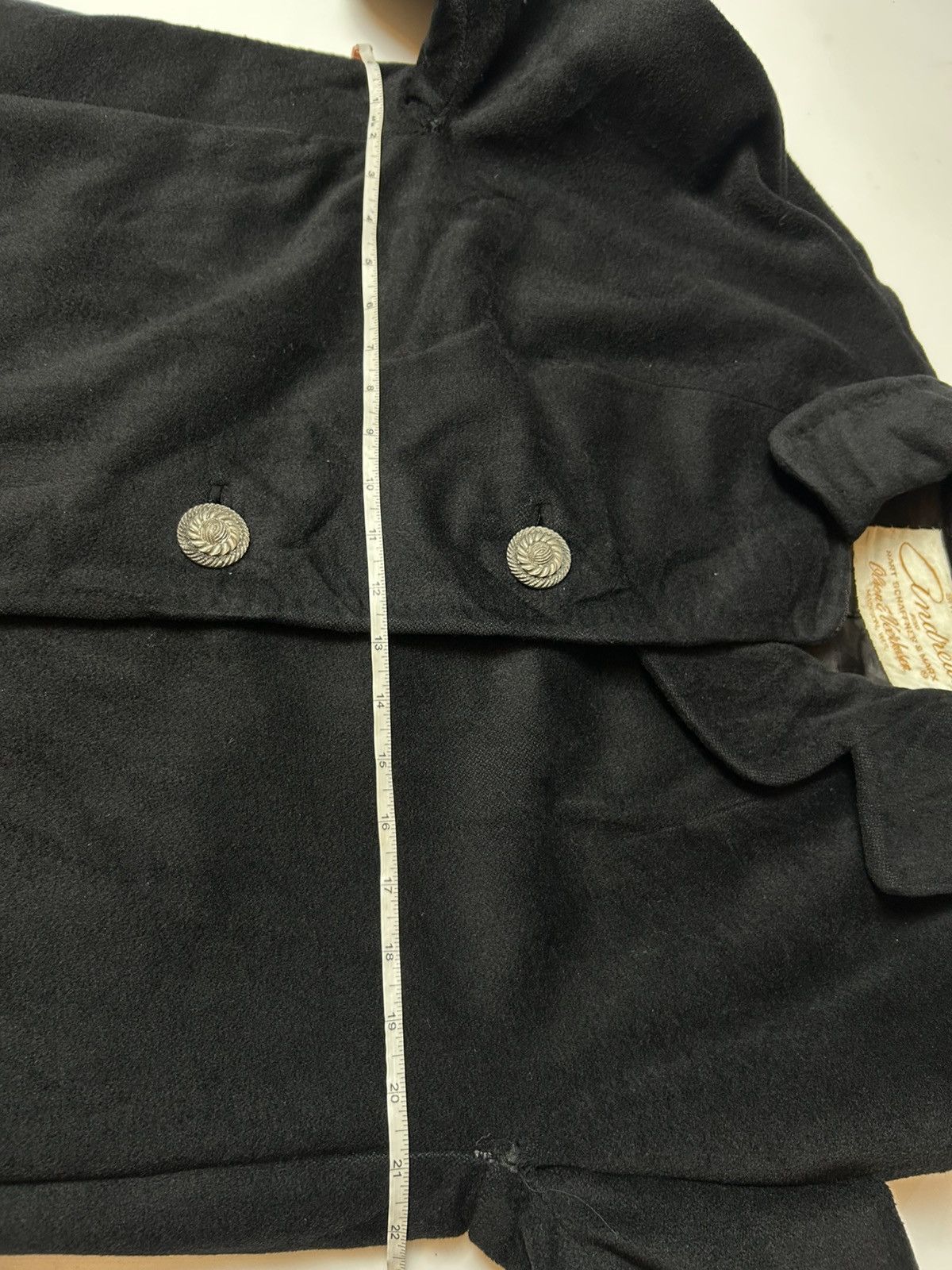 Hart Schaffner Marx × Marchesa HART SCHAFFNER & MARK CASHMERE WOOL LONG COAT Size ONE SIZE - 4 Thumbnail