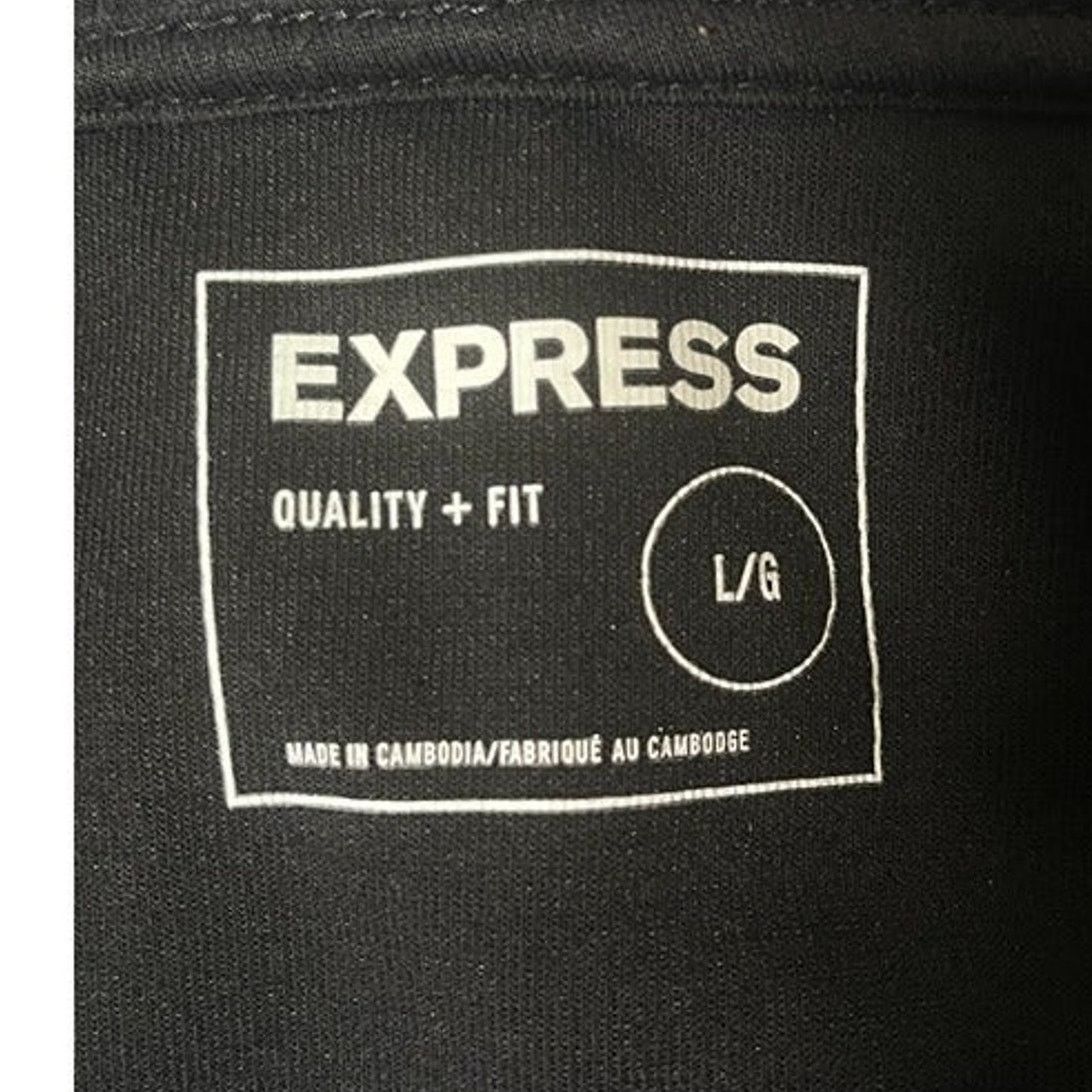 Express Express Black Hoodie “Brand That Unites” Men’s Size L USED Size US L / EU 52-54 / 3 - 3 Thumbnail
