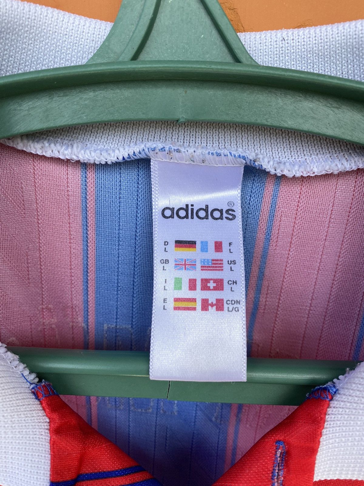 Adidas × Vintage 90s Bayern Munich Adidas Vintage Soccer Jersey Football Size US L / EU 52-54 / 3 - 3 Thumbnail