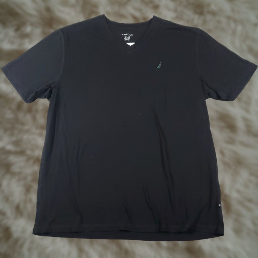 Nautica Nautica T-Shirt Mens XL Black Casual Short Sleeve Crew Neck Logo Classic Modern Sports Size US XL / EU 56 / 4 - 1 Thumbnail