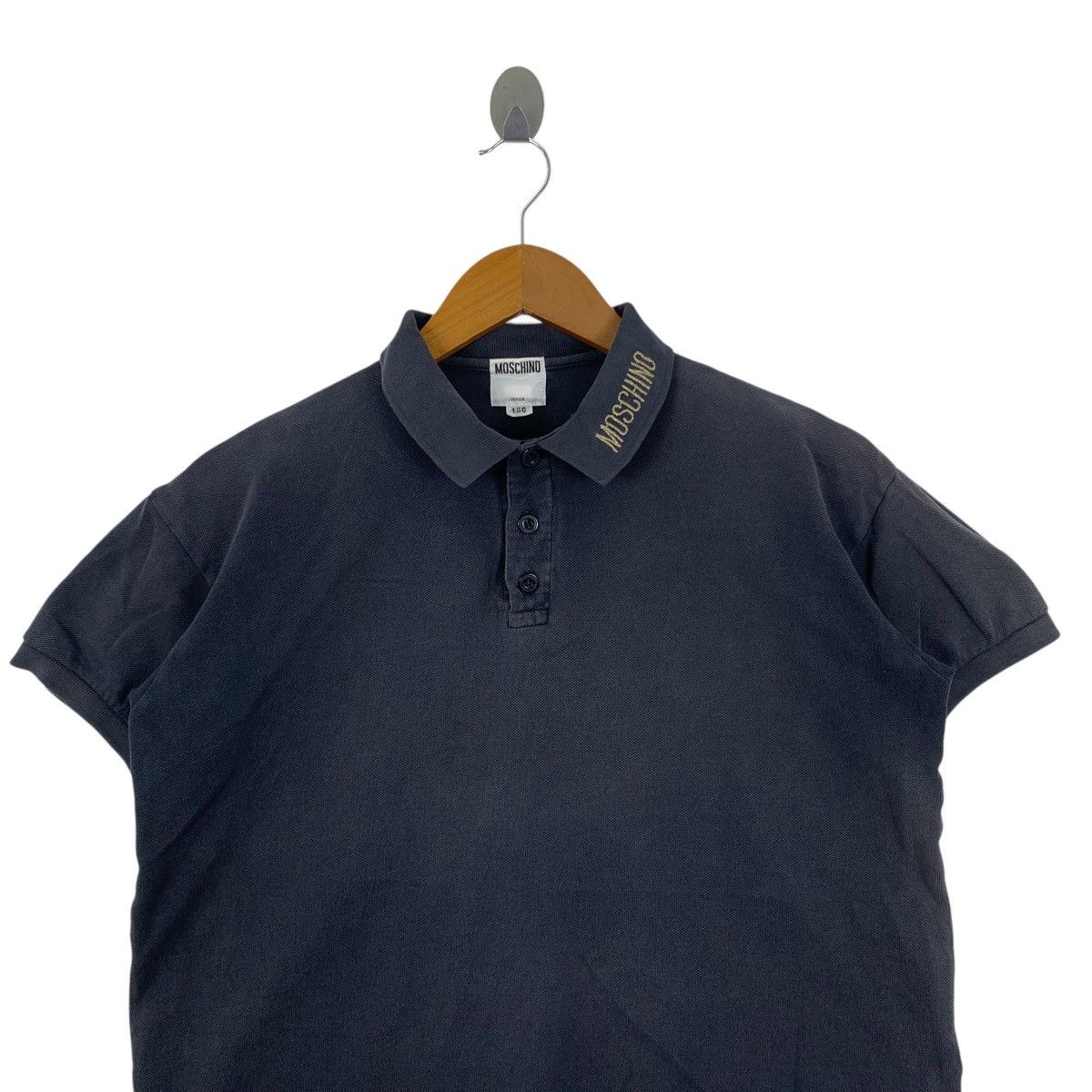 Moschino Vintage MOSCHINO JUNIOR Italian Brand Short Collar Tshirt Size US M / EU 48-50 / 2 - 2 Thumbnail
