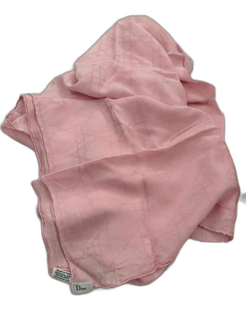 Dior Dior Silk Scarf in Light Pink Color Size ONE SIZE - 1 Thumbnail