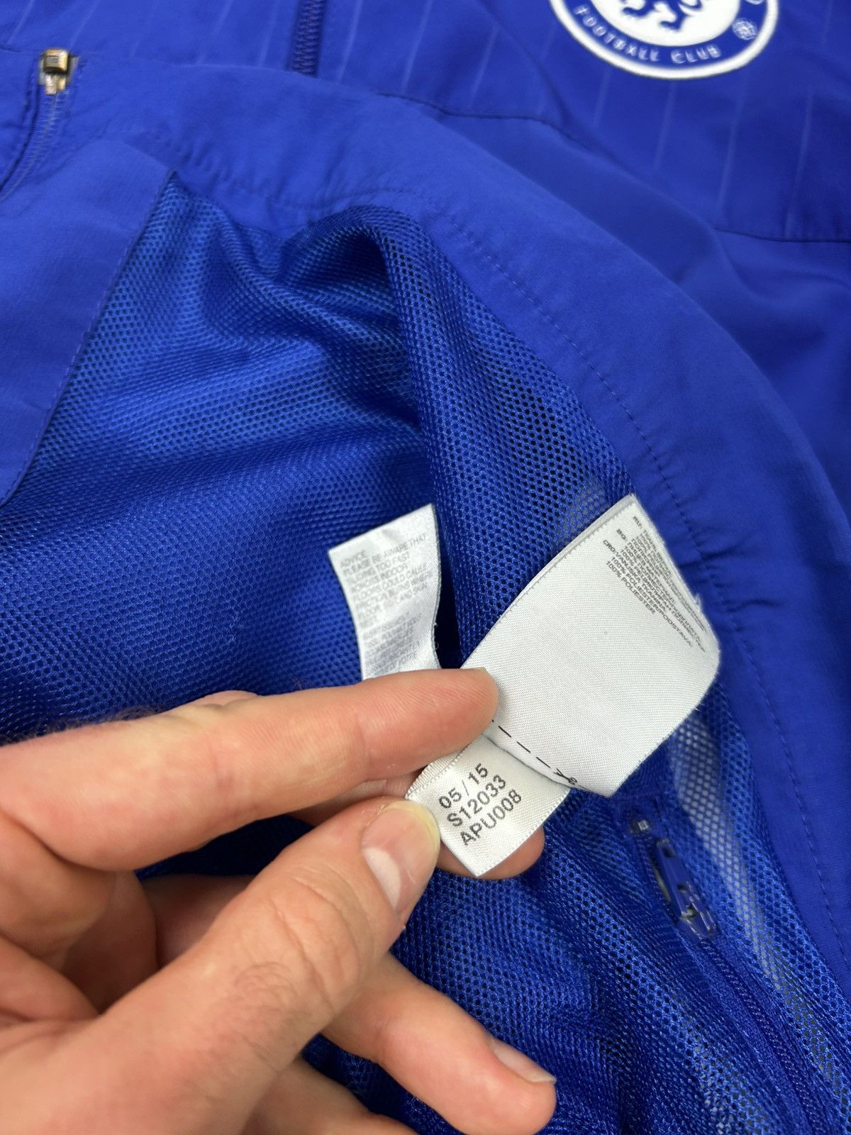 Adidas Adidas FC Chelsea Vintage Nylon Soccer Track Jacket Y2K Size US S / EU 44-46 / 1 - 10 Thumbnail