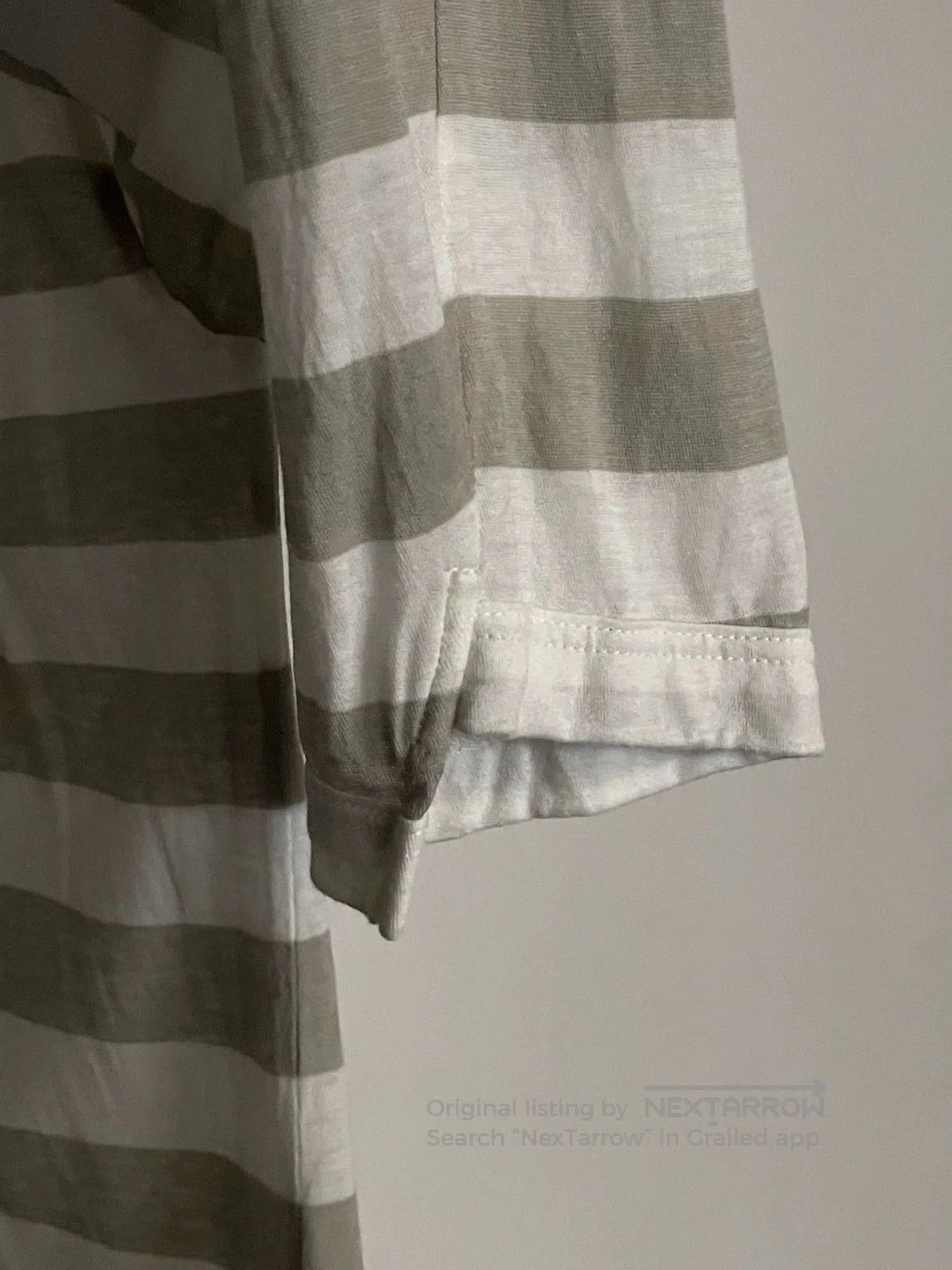 Yohji Yamamoto striped long sleeve base shirt. Size US M / EU 48-50 / 2 - 4 Thumbnail