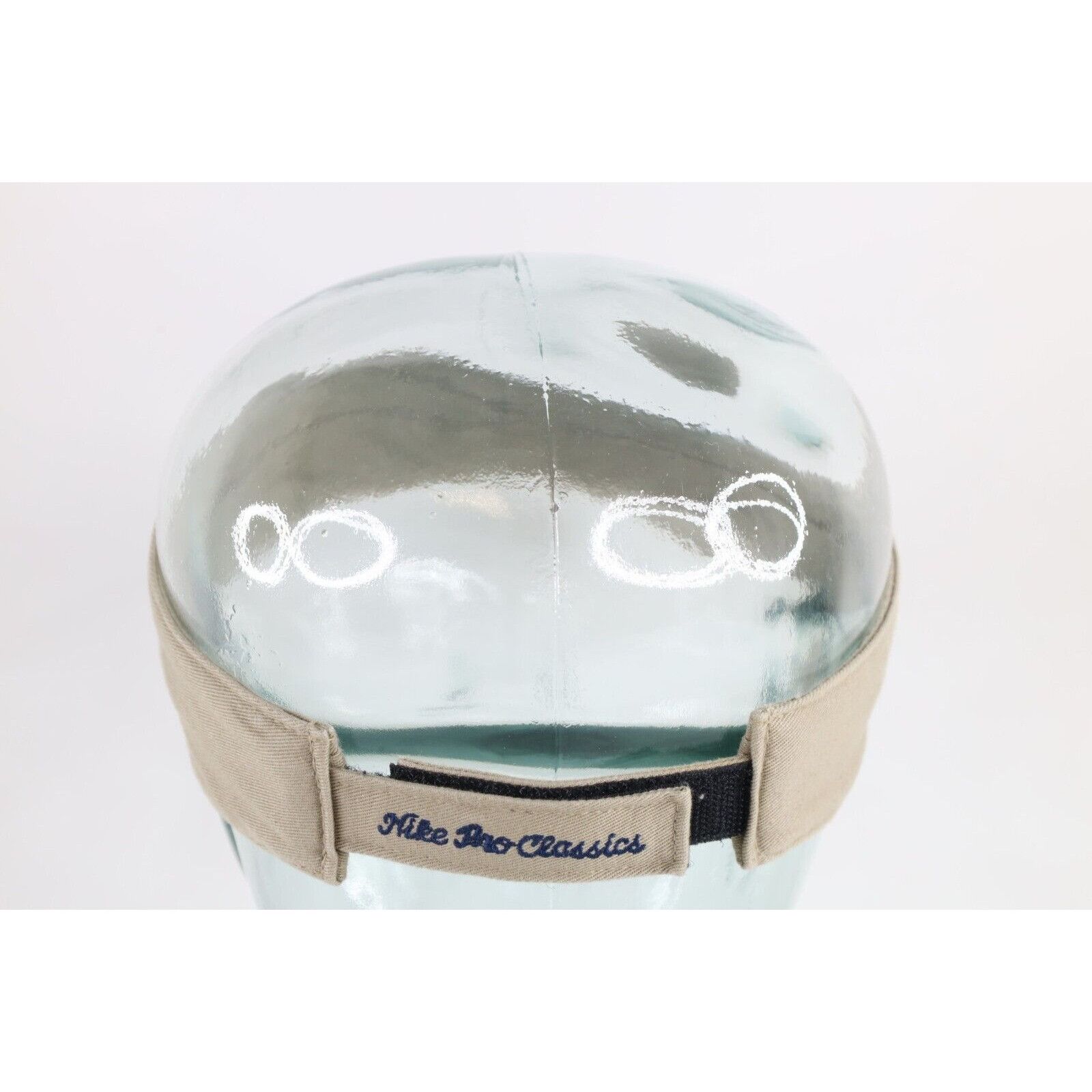 Nike × Vintage Vintage Y2K Nike Block Letter Travis Scott Mini Swoosh Visor Size ONE SIZE - 4 Thumbnail