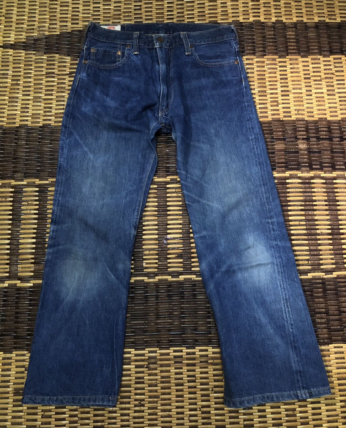 image of Distressed Denim x Vintage Denim Canton X West Usa in Blue, Men's (Size 30)