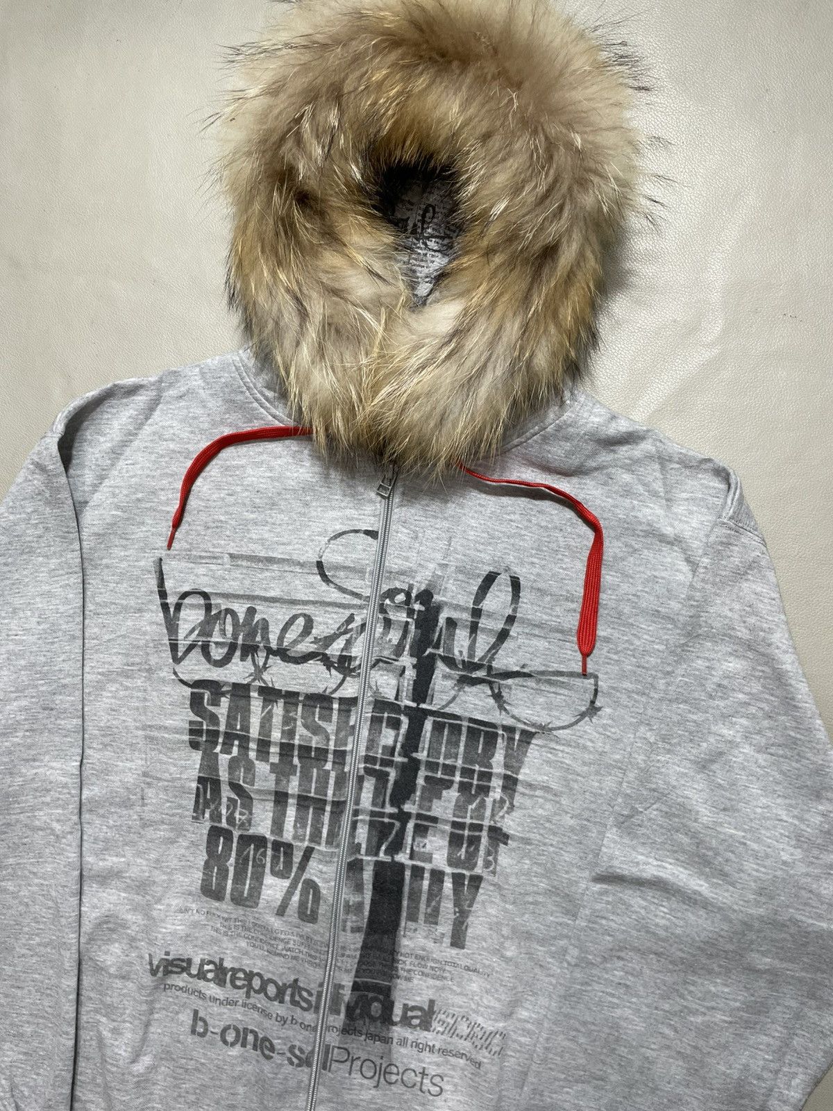 If Six Was Nine B.O.S poem Fur hoodie lgb styled Size US XL / EU 56 / 4 - 2 Thumbnail
