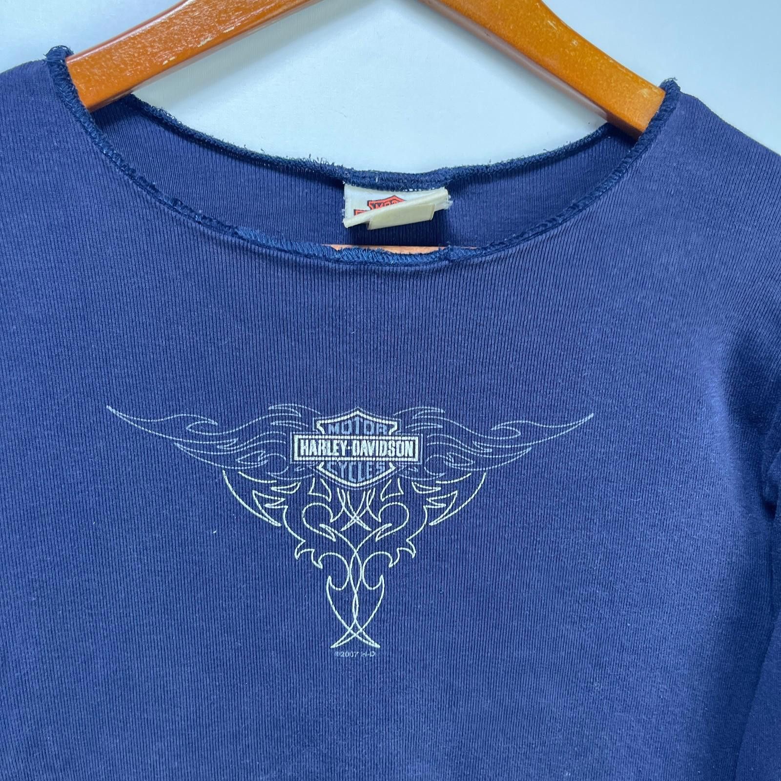 Harley Davidson Vintage Harley Davidson Y2K Long Sleeve Shirt Womens XL Size XL / US 12-14 / IT 48-50 - 3 Thumbnail