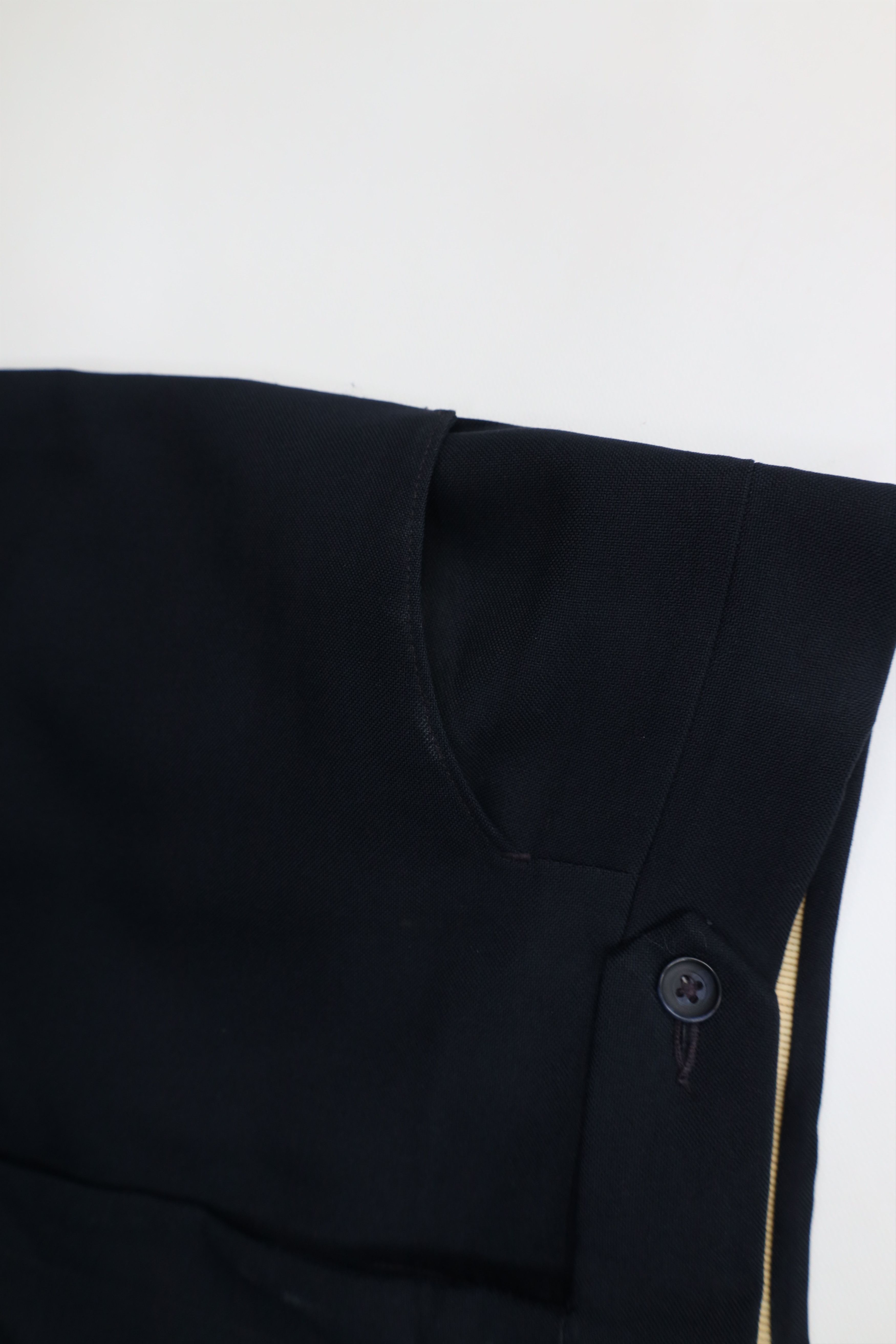 Vintage Vintage 70s Streetwear Wide Leg Chino Pants Navy Blue USA Size US 34 / EU 50 - 7 Thumbnail