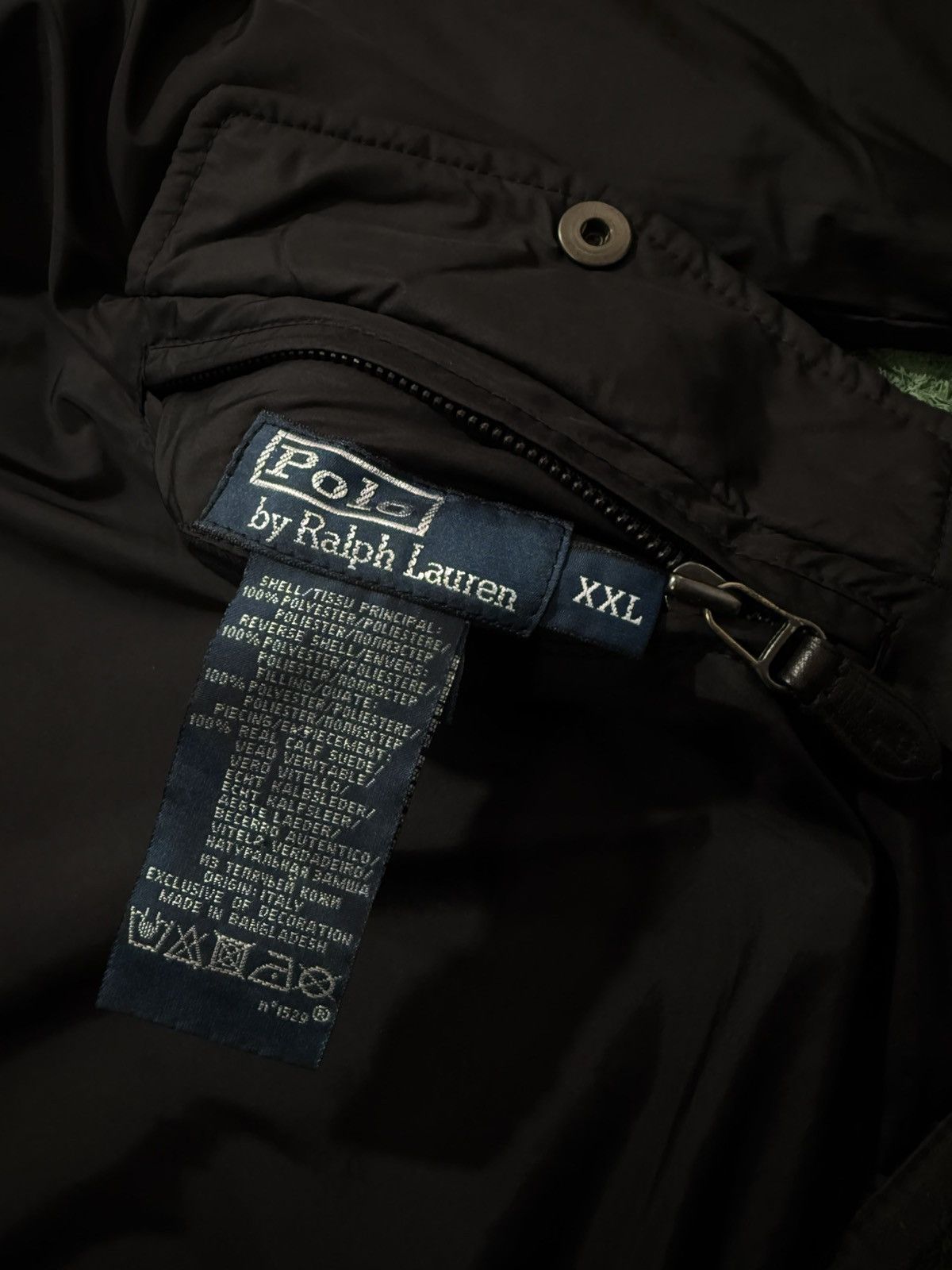 Polo Ralph Lauren Polo Ralph Lauren Reversible Jacket Black Bomber Puffer Size US XXL / EU 58 / 5 - 6 Thumbnail