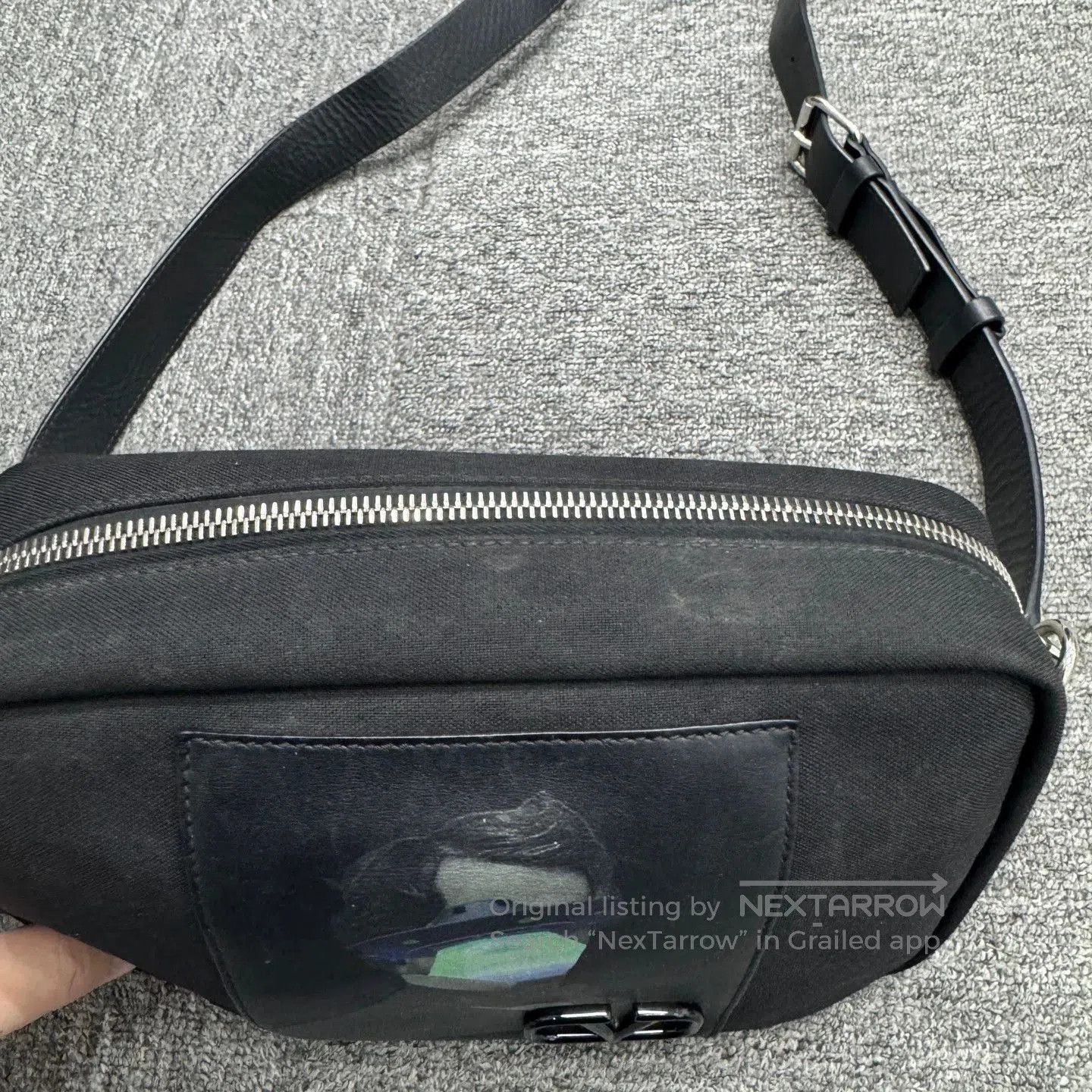 Valentino Black Crossbody Bag with Portrait Print. Size ONE SIZE - 3 Thumbnail