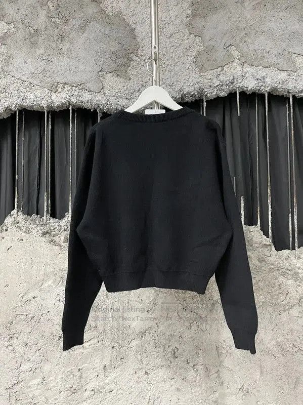 Chanel Chanel Black Long Sleeve Sweater with Embellishments . Size XXS / US 00 / IT 34 - 2 Thumbnail