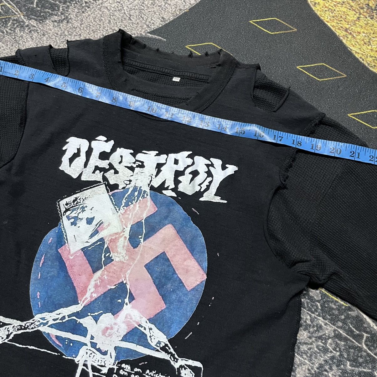 Band Tees × Seditionaries 💥- Reprint Destroy Seditionaries Punk Custom Thermal Layered Size US S / EU 44-46 / 1 - 11 Thumbnail