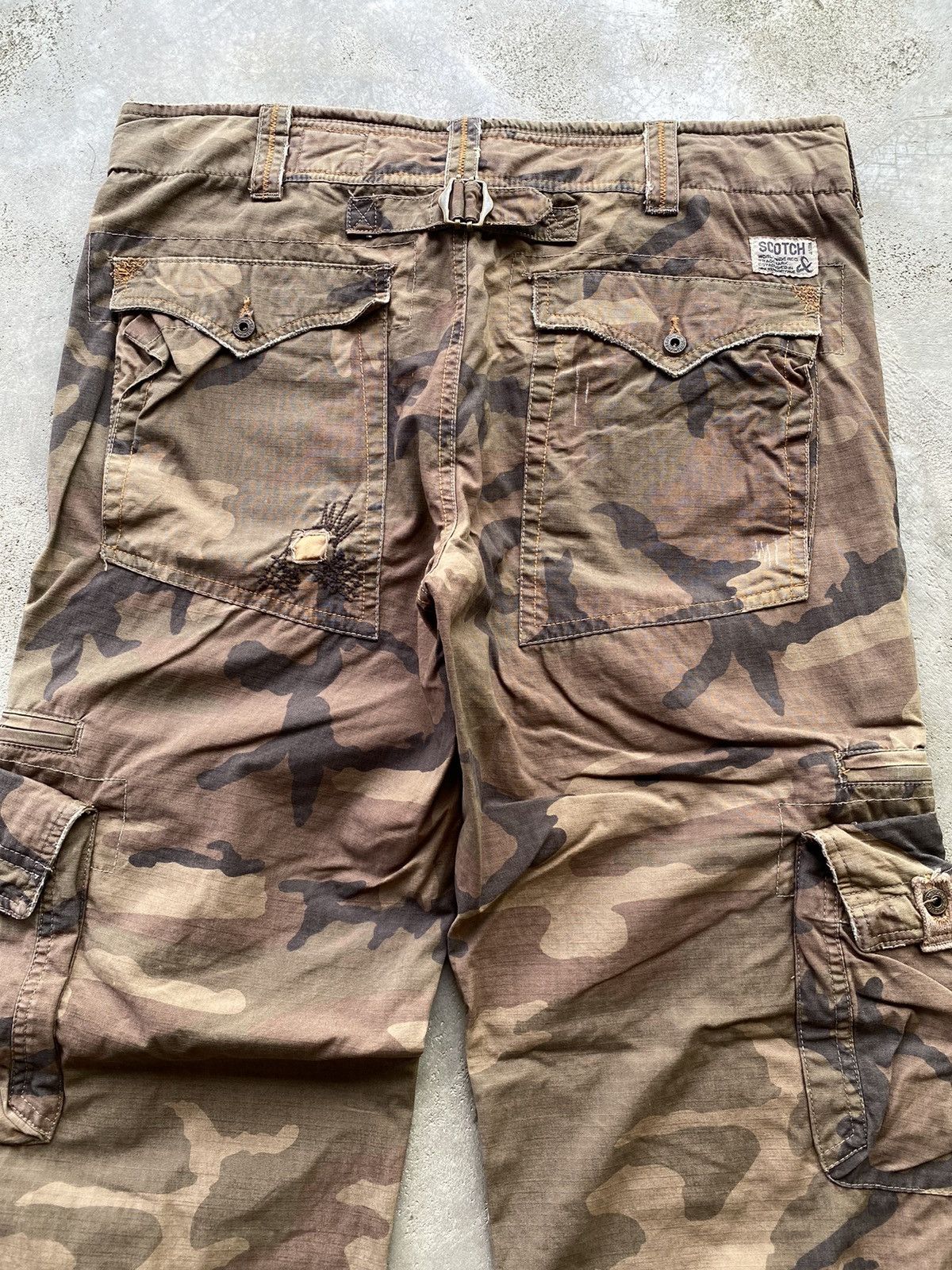 If Six Was Nine × Japanese Brand Scotch & Soda Multipocket Cargo Pants Size US 34 / EU 50 - 9 Thumbnail