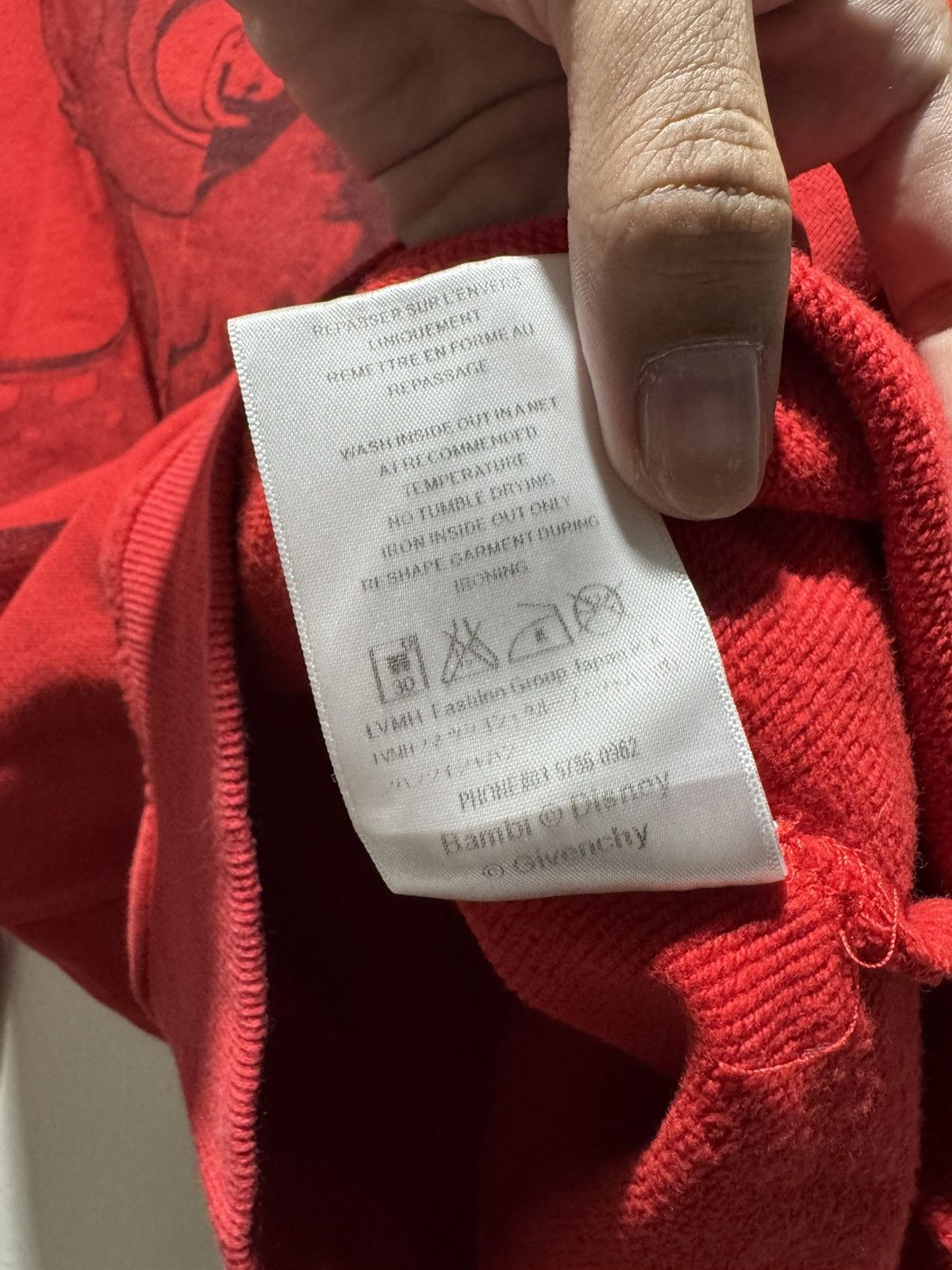 Givenchy Givenchy Red Bambi Sweater Size US XS / EU 42 / 0 - 7 Thumbnail