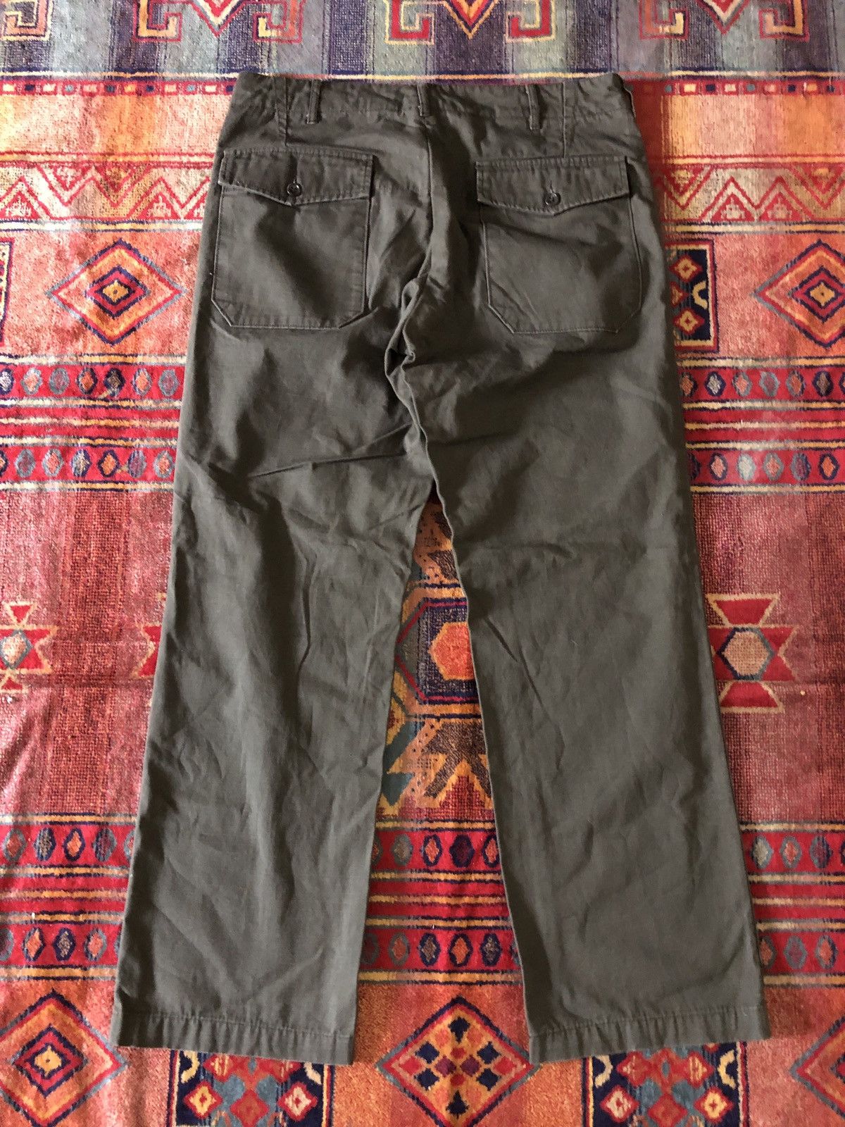 Nepenthes ENGINEERED GARMENT NEPENTHES NY RIPSTOP ARMY STYLE PANT Size US 34 / EU 50 - 6 Thumbnail