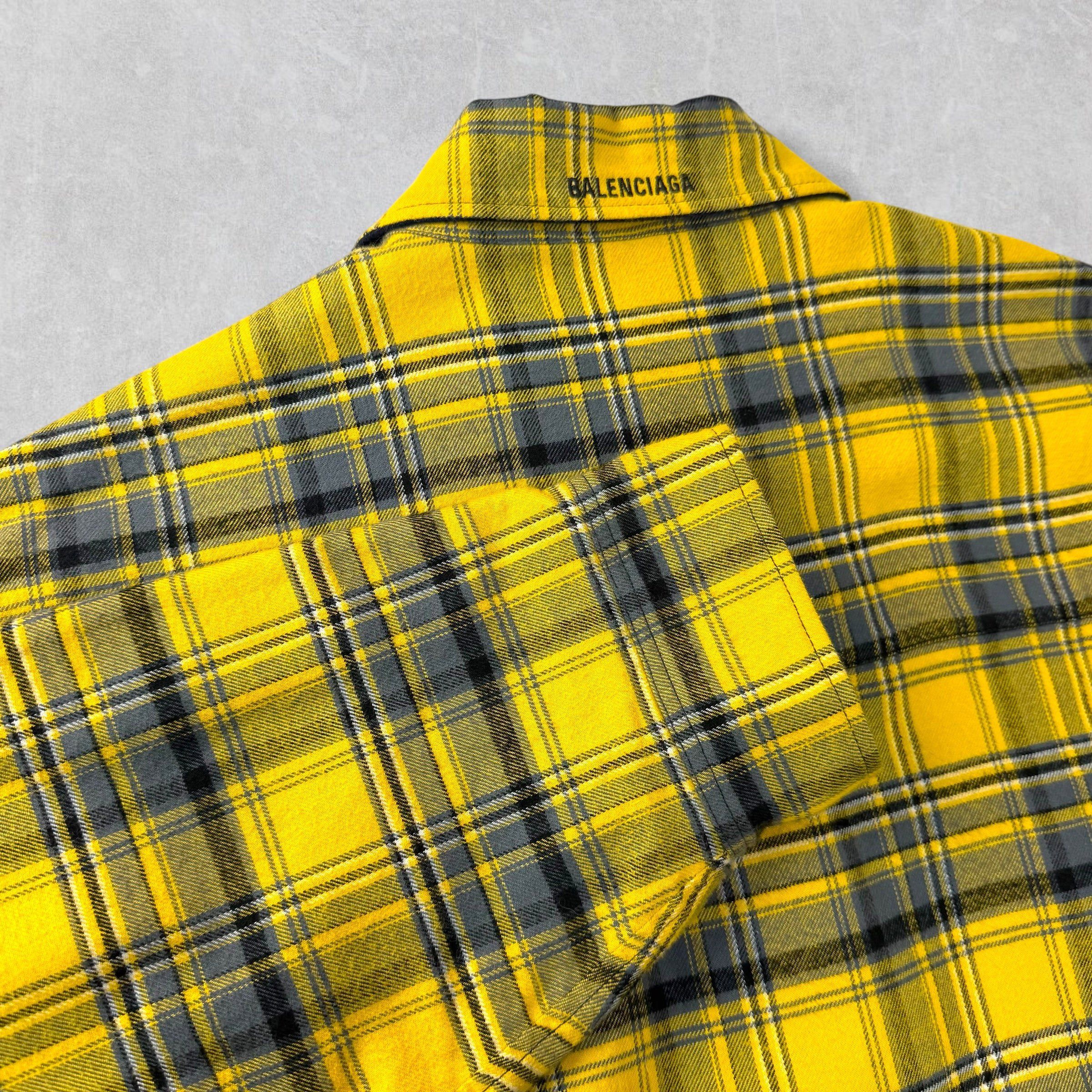 Balenciaga Balenciaga Reversible Checked Cotton-Flannel S (XXL) Size US XXL / EU 58 / 5 - 6 Thumbnail