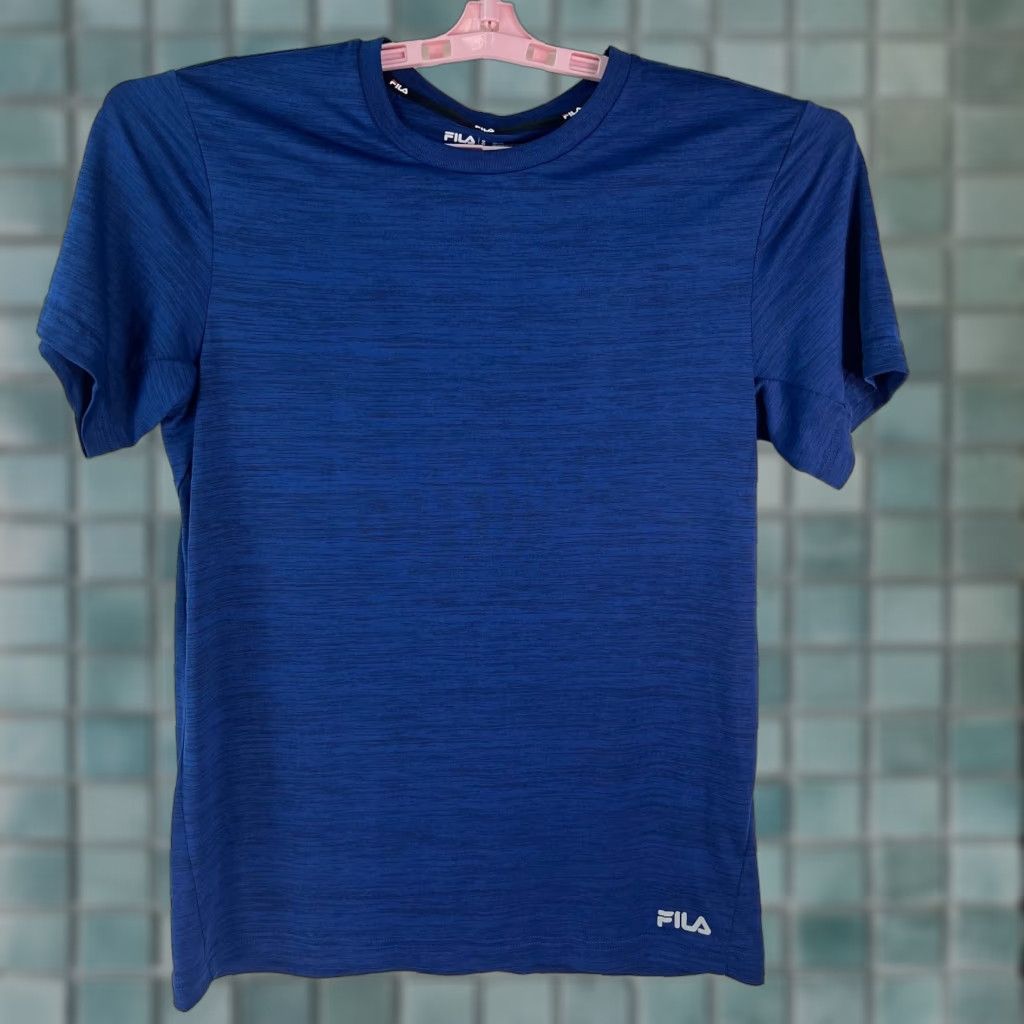 Fila Fila Mens Crew Neck Short Sleeves T Shirt Blue Activewear Size S Size US S / EU 44-46 / 1 - 1 Thumbnail