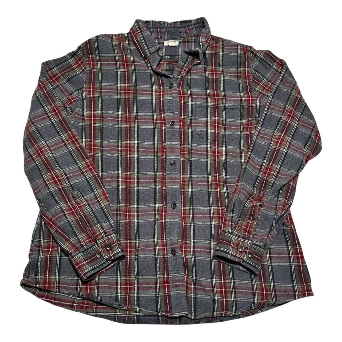 L.L. Bean L.L. Bean Plaid Flannel Button Down Shirt Men's Large Size US L / EU 52-54 / 3 - 1 Thumbnail
