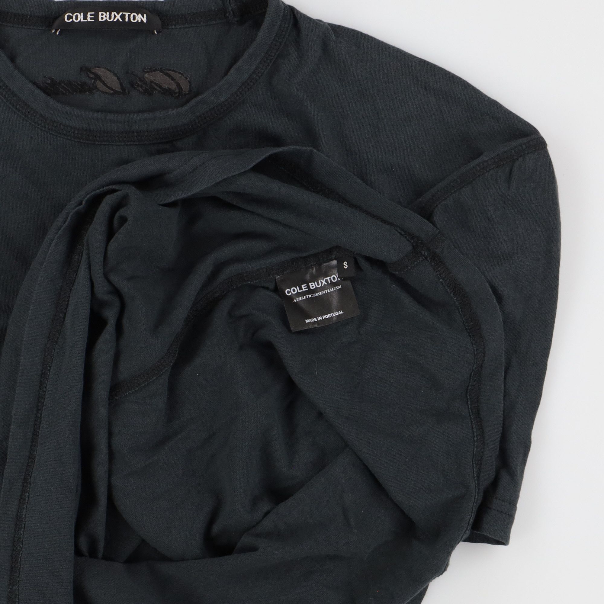 Cole Buxton Black Cole Logo Lightweight Oversized T-Shirt Size US S / EU 44-46 / 1 - 5 Thumbnail