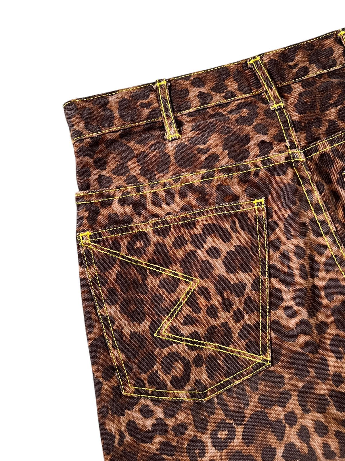 20471120 Strange Trip 🇯🇵 Leopard Print Flare Denim Size US 29 - 9 Thumbnail