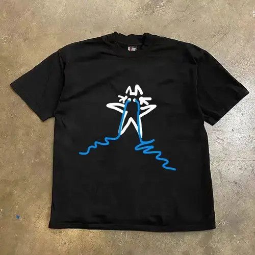 VIBE Street Short Sleeve T-Shirt Black Loose Printed Graphic Size US L / EU 52-54 / 3 - 3 Thumbnail