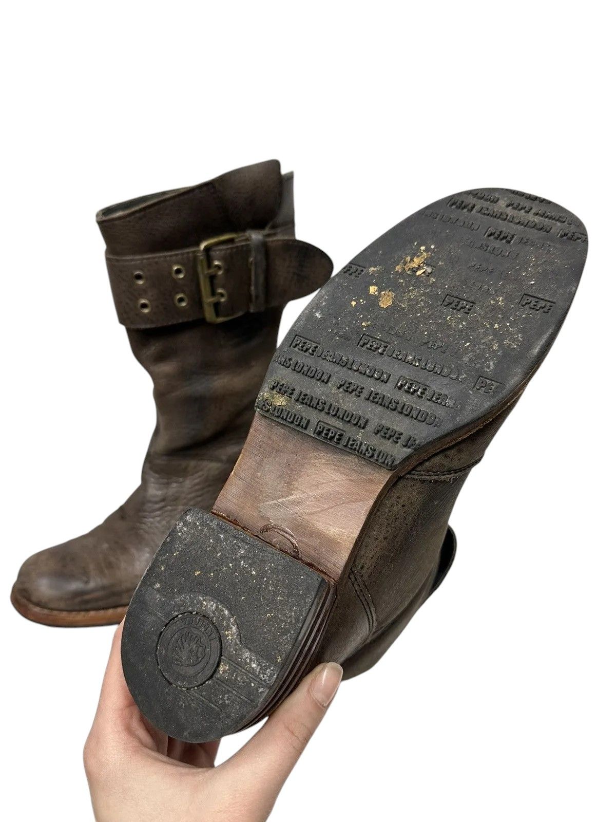 If Six Was Nine Leather Boots Vintage IfSixWasNine Guidi Style Margiela Vibe Size US 9 / IT 39 - 14 Thumbnail