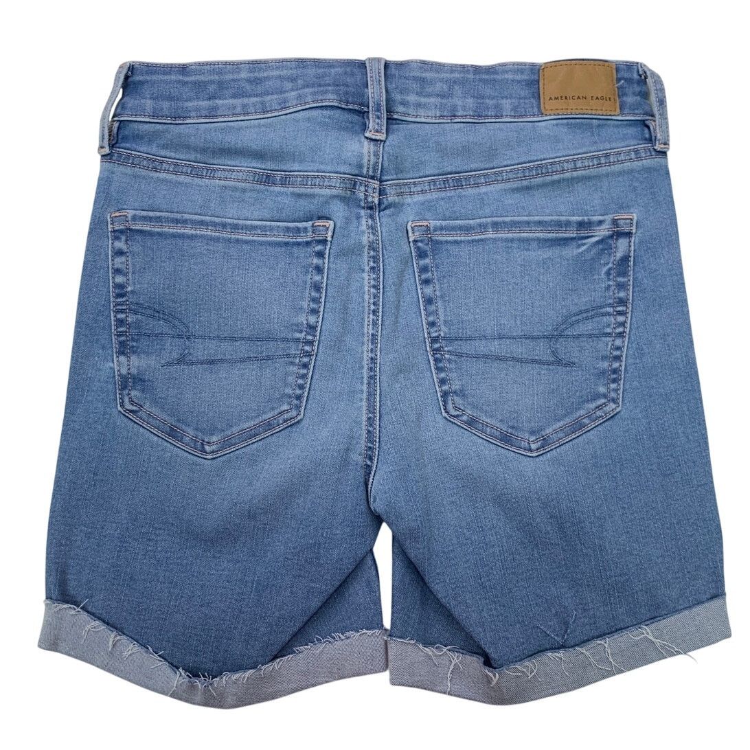 American Eagle Outfitters New American Eagle Womens Size 4 Skinny Bermuda Jorts Denim Size 27" / US 4 / IT 40 - 2 Thumbnail