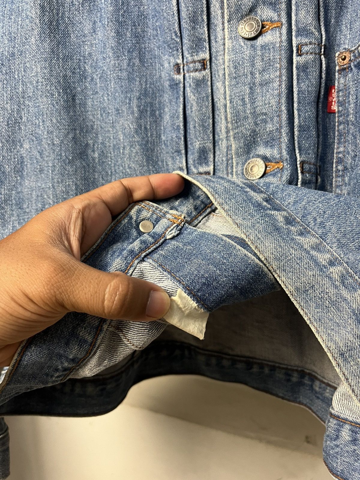 Levi's 1990s Levis Type 1 70702 Trucker Denim Jacket Size US M / EU 48-50 / 2 - 7 Thumbnail
