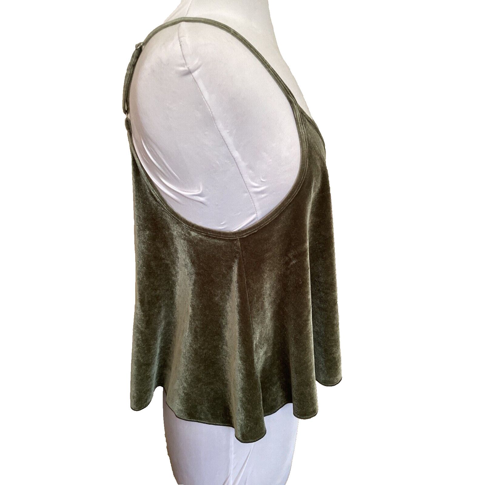 Victoria's Secret VICTORIA'S SECRET PINK VELVET CROP TOP GREEN - SZ M Size M / US 6-8 / IT 42-44 - 4 Thumbnail
