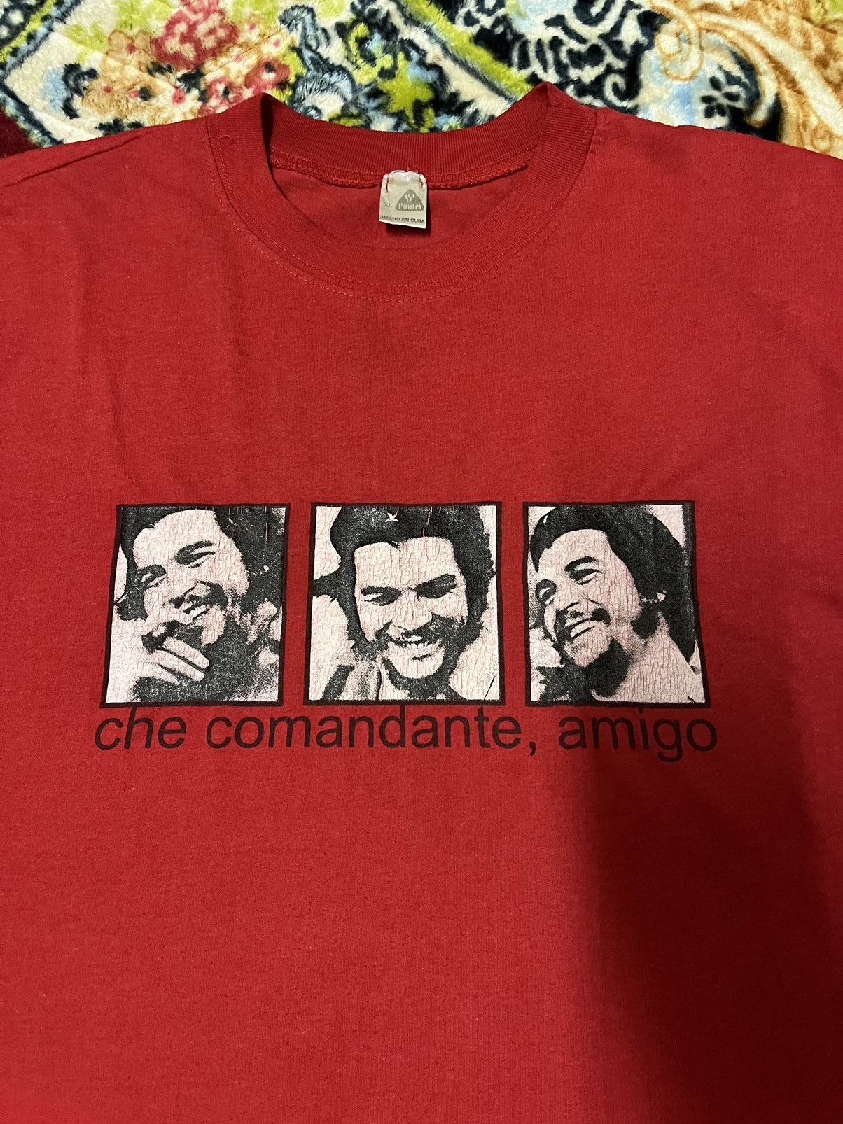 Vintage Vintage Che Guevara Che Commandante Amigo Tshirt Size US L / EU 52-54 / 3 - 2 Thumbnail